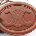 Oval Purse Cuir Triomphe Brown Leather U-SL-0262オーバルパース キュイル トリオンフ ブラウン レザー U-SL-0262