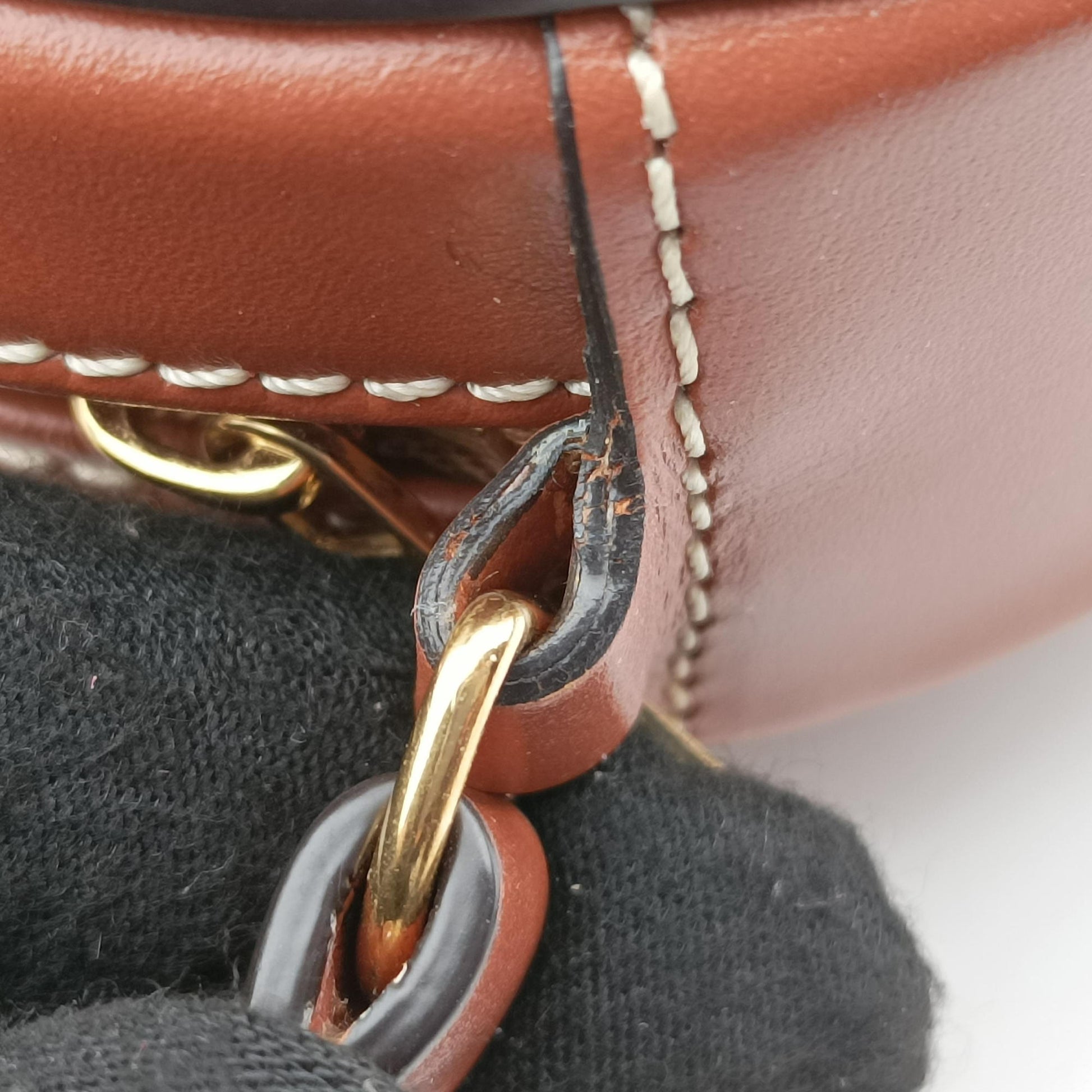 Oval Purse Cuir Triomphe Brown Leather U-SL-0262オーバルパース キュイル トリオンフ ブラウン レザー U-SL-0262