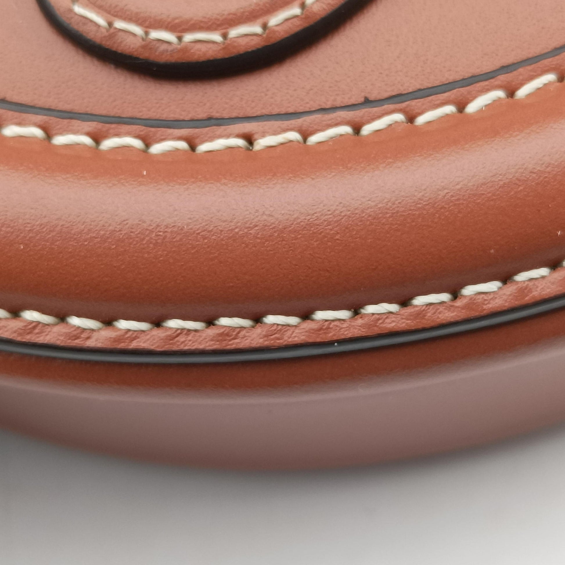 Oval Purse Cuir Triomphe Brown Leather U-SL-0262オーバルパース キュイル トリオンフ ブラウン レザー U-SL-0262