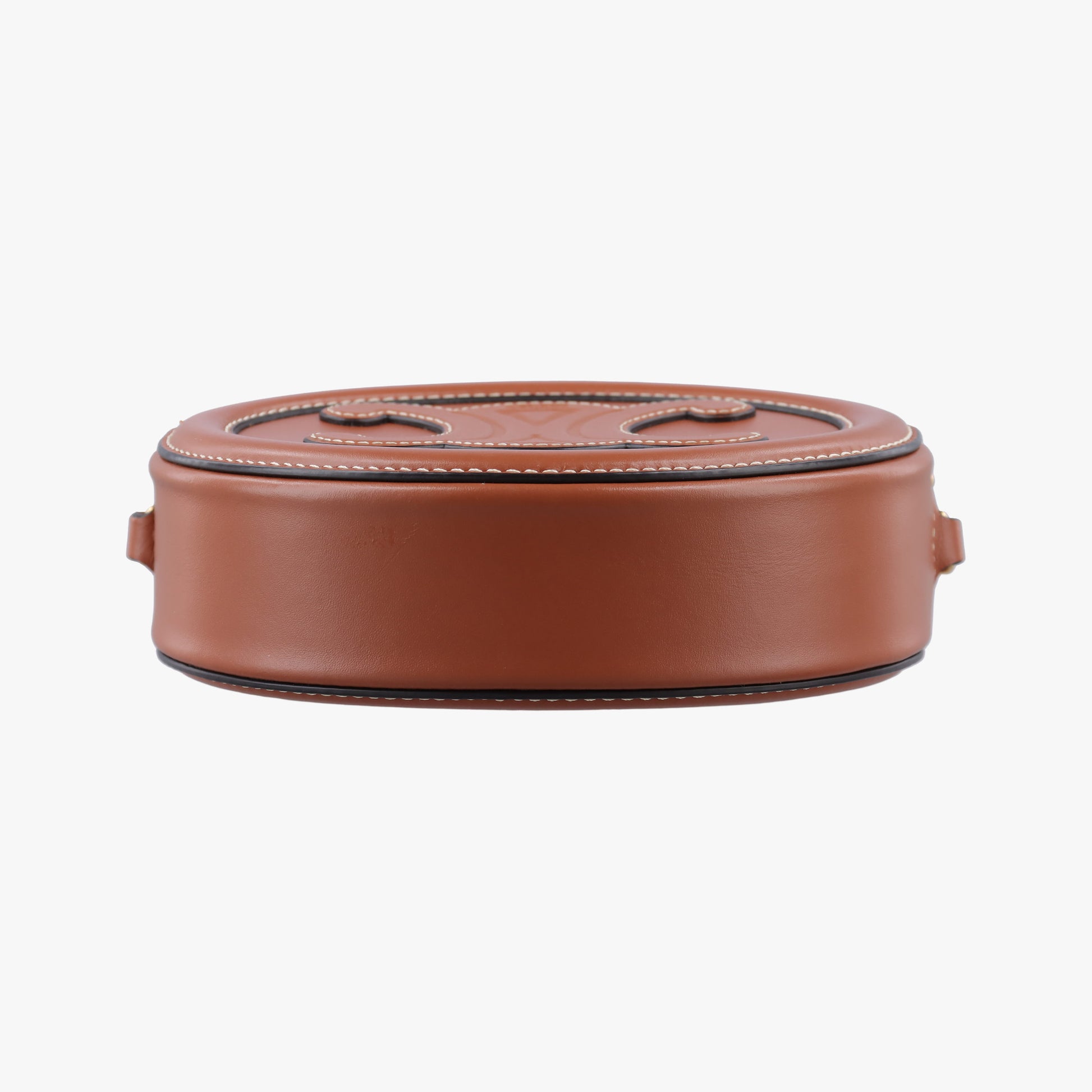 Oval Purse Cuir Triomphe Brown Leather U-SL-0262オーバルパース キュイル トリオンフ ブラウン レザー U-SL-0262