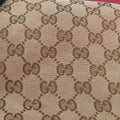 Valentine heart charm beige×red Canvas×Leather 309122 G013679720バレンタイン ハートチャーム ベージュ×レッド キャンバス×レザー 309122 G013679720