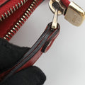 Valentine heart charm beige×red Canvas×Leather 309122 G013679720バレンタイン ハートチャーム ベージュ×レッド キャンバス×レザー 309122 G013679720