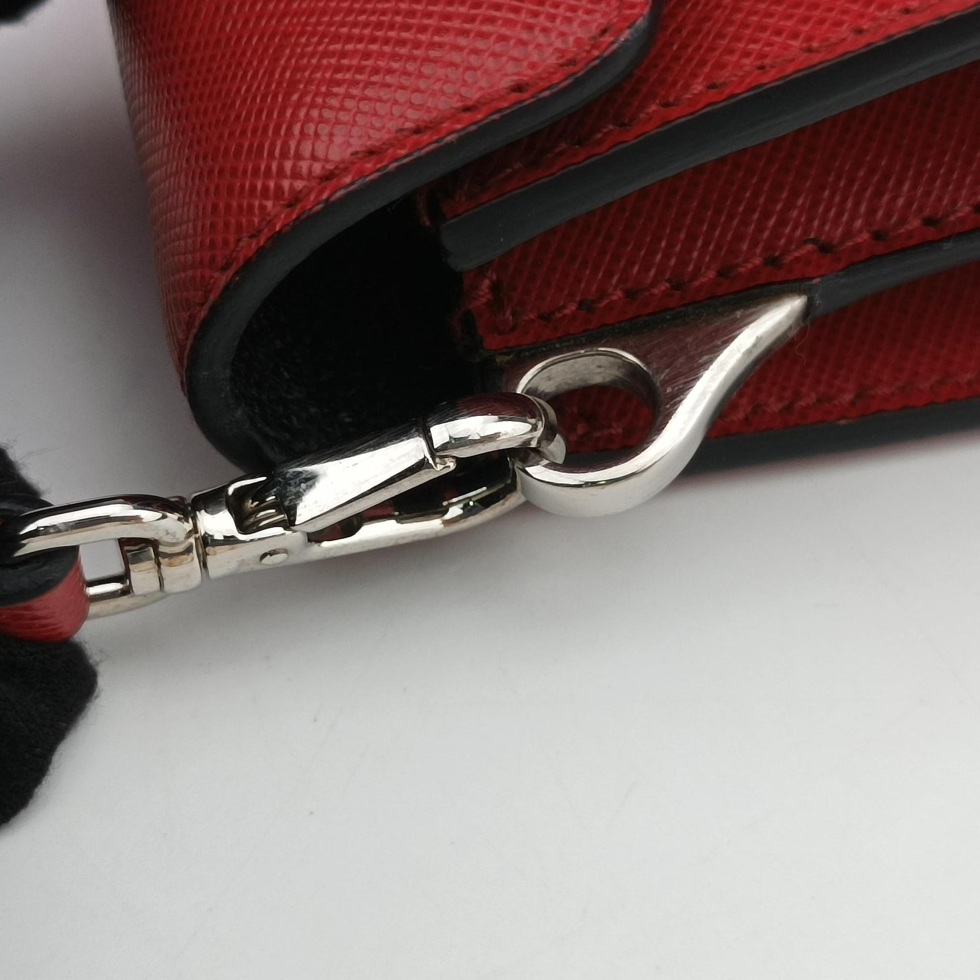 Sound Lock Red SAFFIANO Leather BN0924 7/Bサウンドロック レッド サフィアーノレザー BN0924 7/B