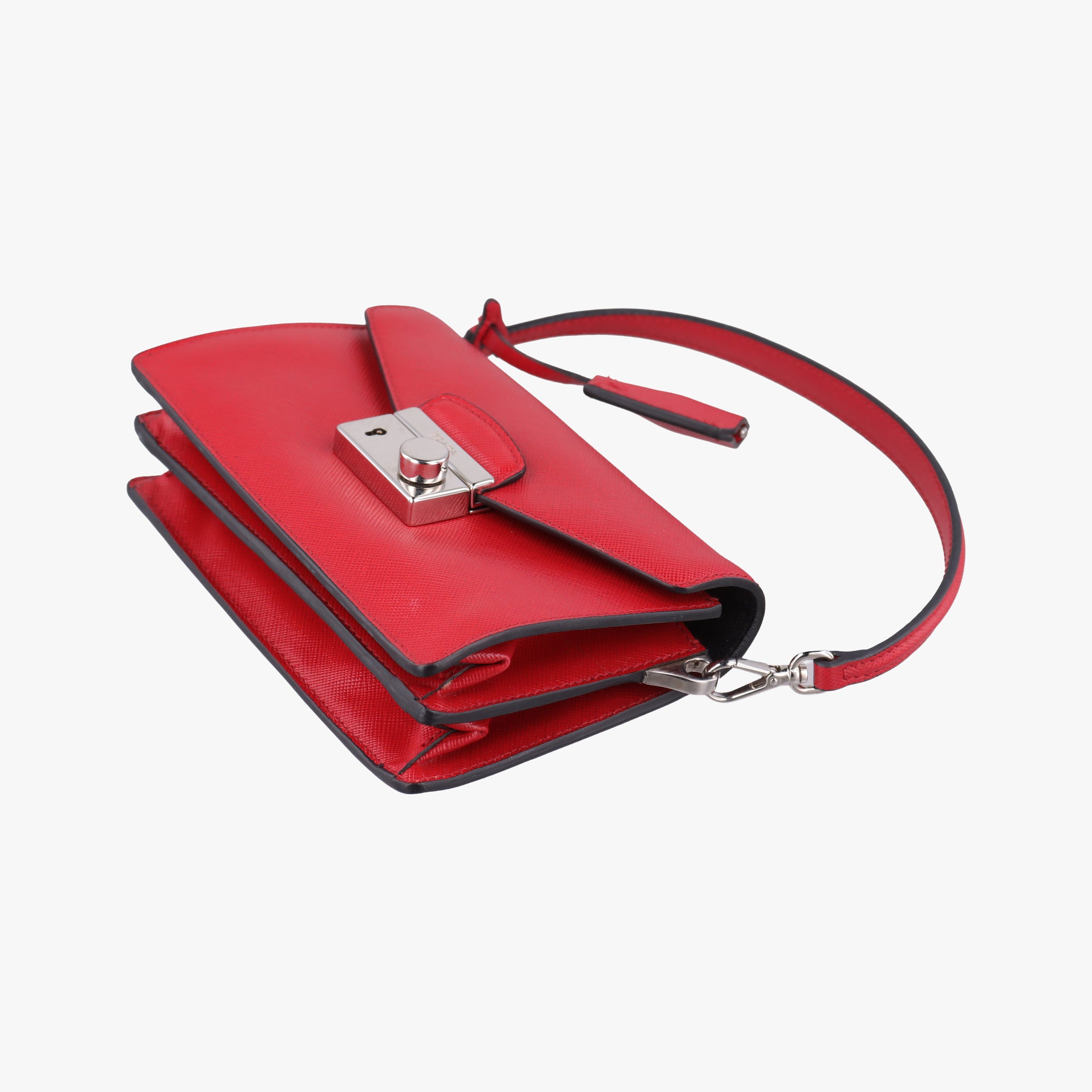 Sound Lock Red SAFFIANO Leather BN0924 7/Bサウンドロック レッド サフィアーノレザー BN0924 7/B