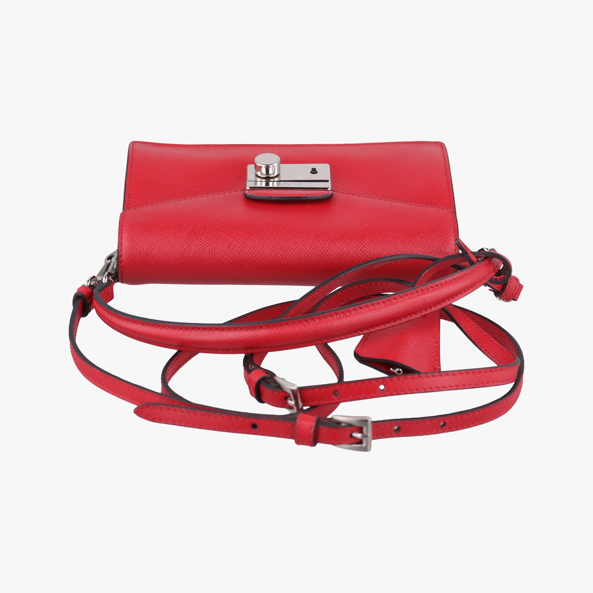 Sound Lock Red SAFFIANO Leather BN0924 7/Bサウンドロック レッド サフィアーノレザー BN0924 7/B