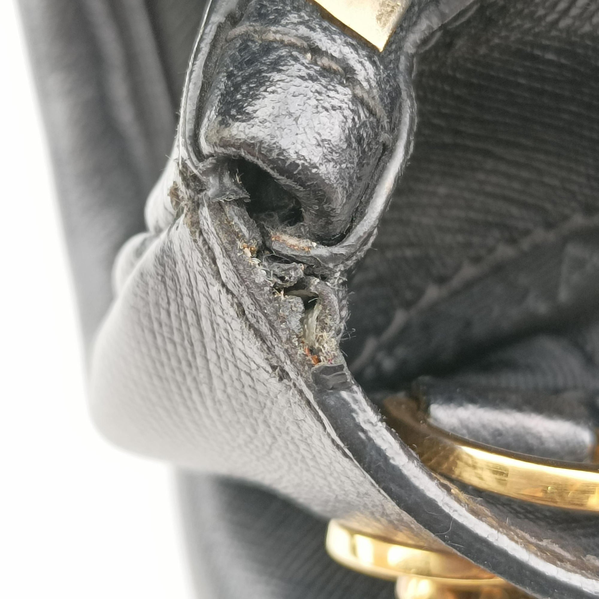 Galleria Black SAFFIANO Leather BN2274 117ガレリア ブラック サフィアーノレザー BN2274 117