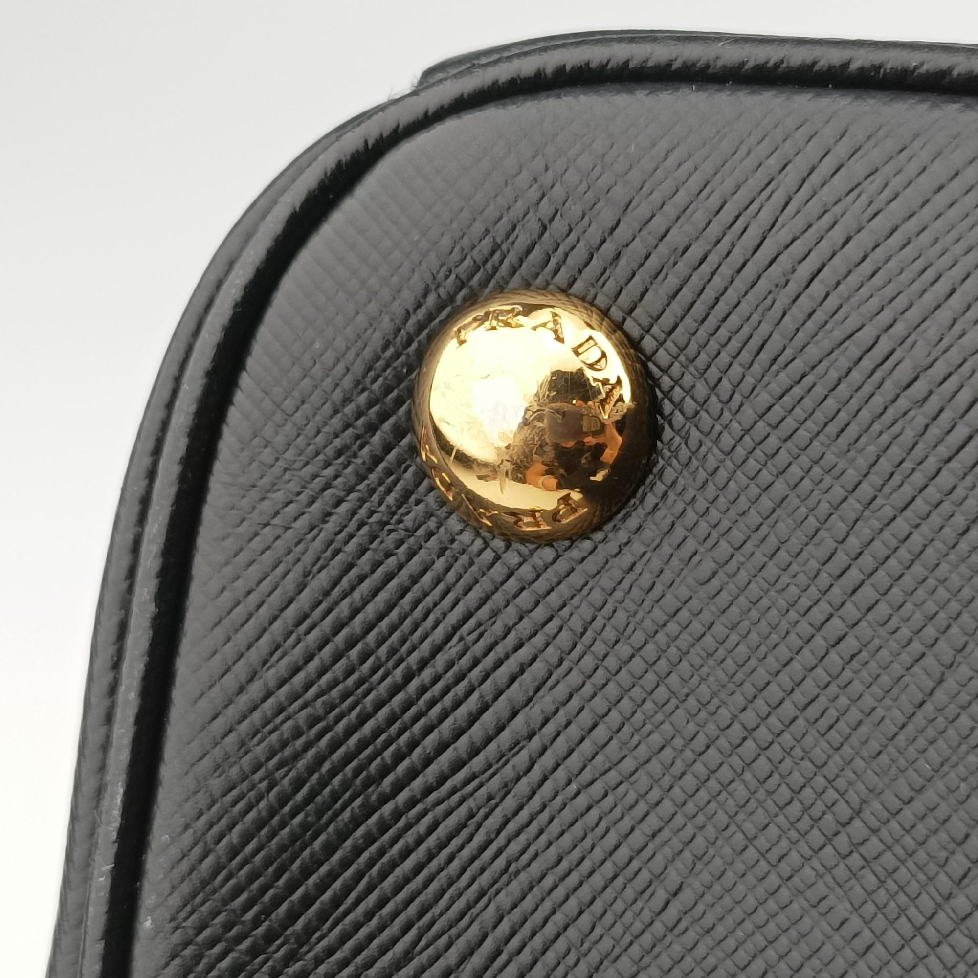 Galleria Black SAFFIANO Leather BN2274 117ガレリア ブラック サフィアーノレザー BN2274 117