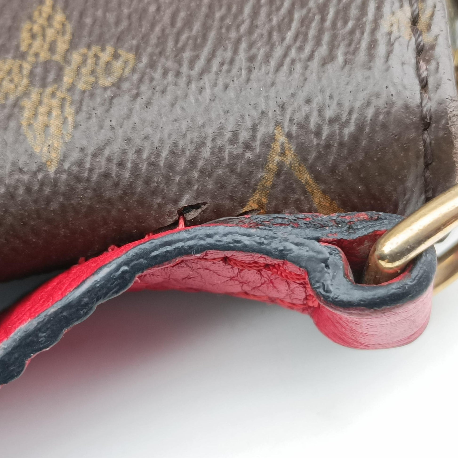 ESTRELA brown×COQUELICOT Monogram Canvas×calf leather M51193 MI0196エストレーラ モノグラム/ブラウン×コクリコ モノグラムキャンバス×カーフレザー M51193 MI0196