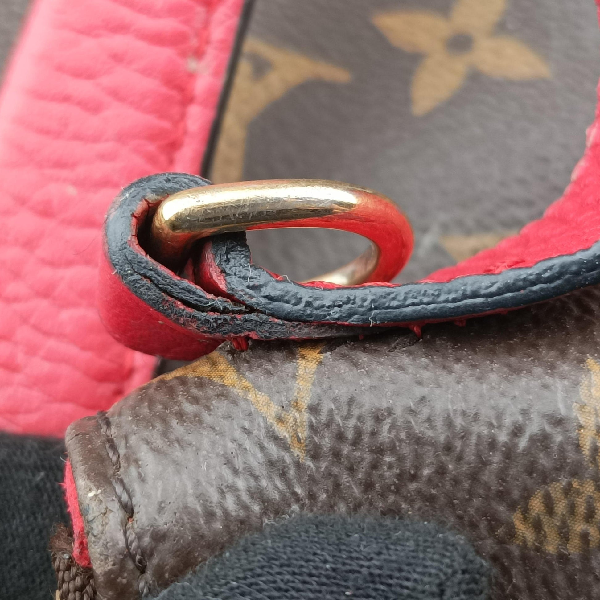 ESTRELA brown×COQUELICOT Monogram Canvas×calf leather M51193 MI0196エストレーラ モノグラム/ブラウン×コクリコ モノグラムキャンバス×カーフレザー M51193 MI0196