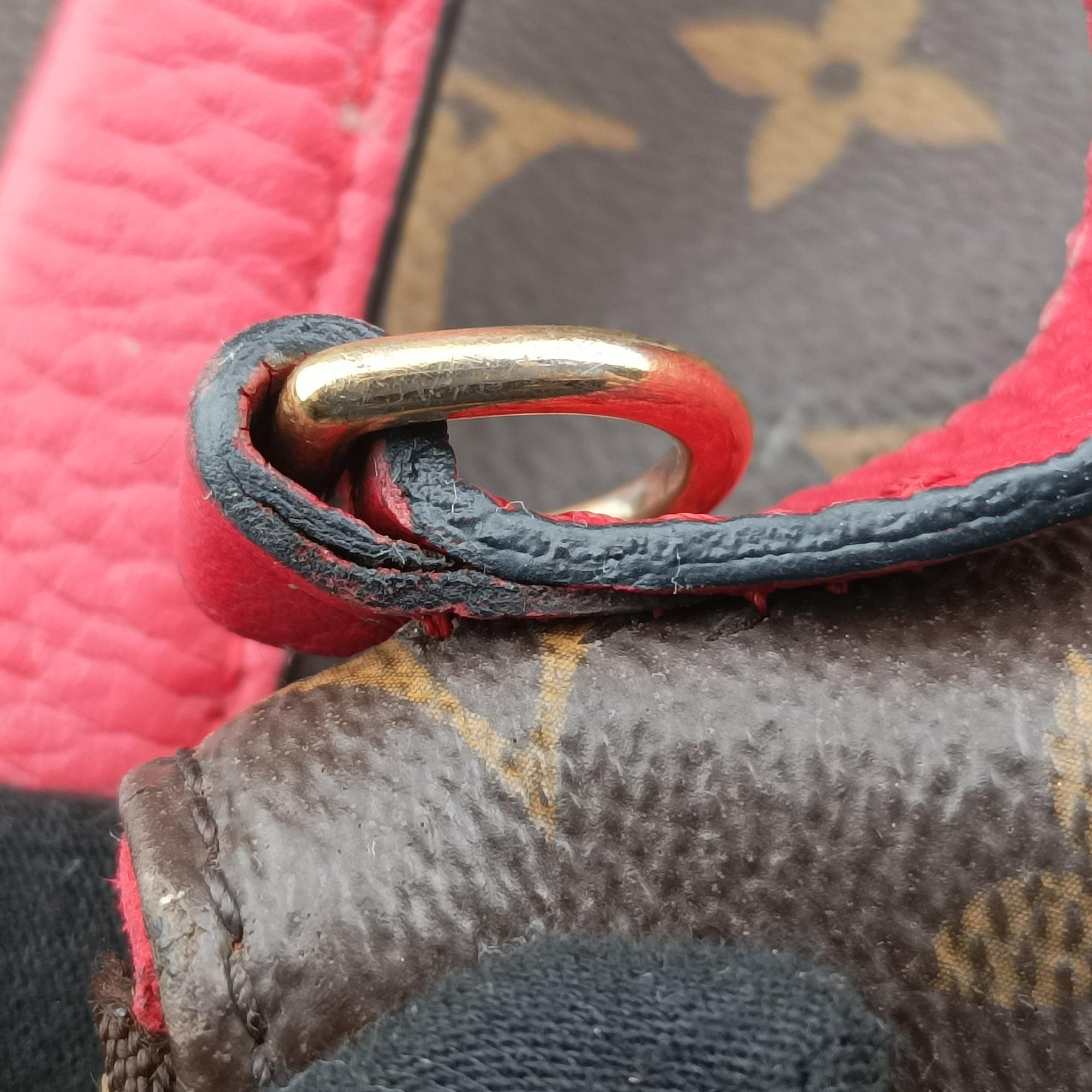 ESTRELA brown×COQUELICOT Monogram Canvas×calf leather M51193 MI0196エストレーラ モノグラム/ブラウン×コクリコ モノグラムキャンバス×カーフレザー M51193 MI0196