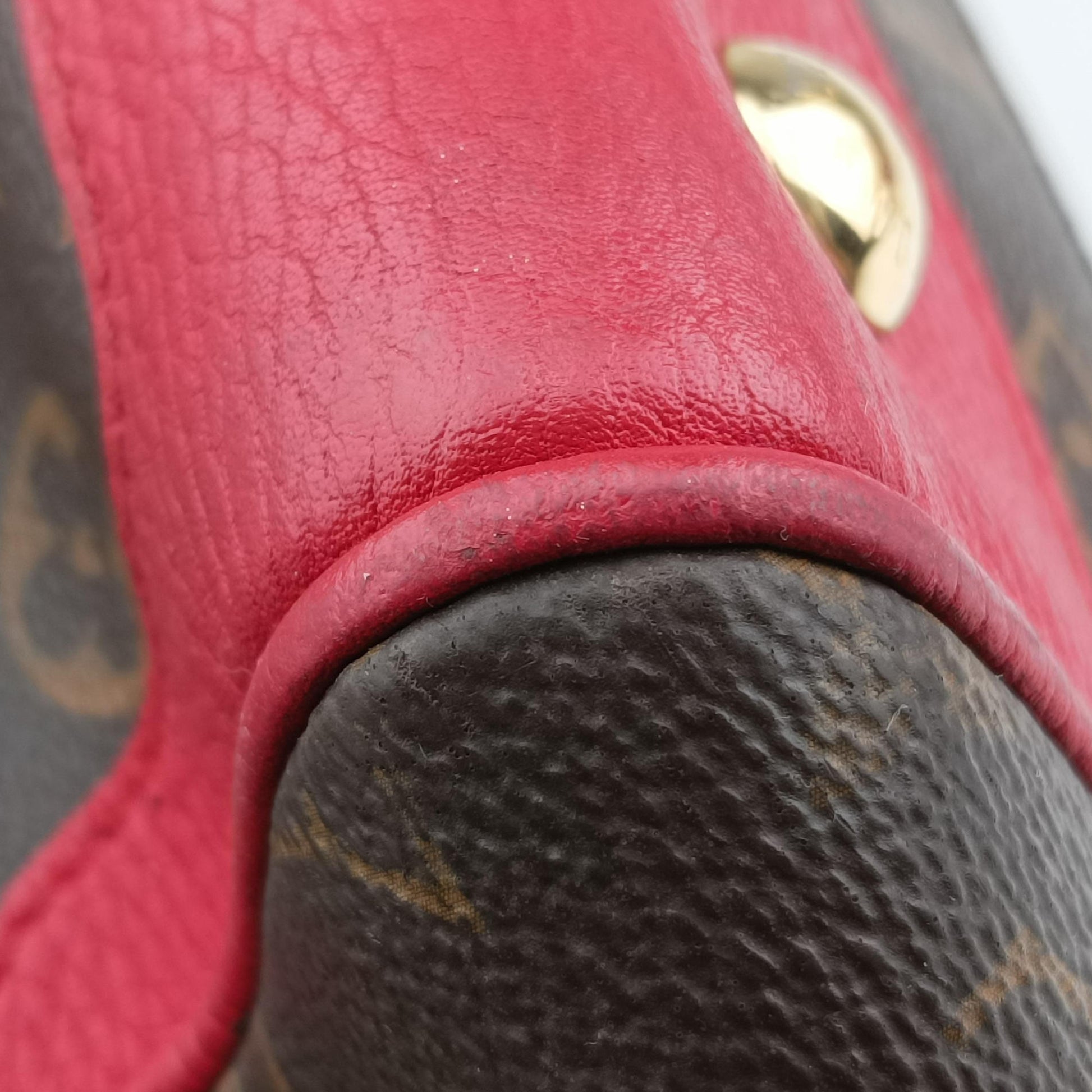 ESTRELA brown×COQUELICOT Monogram Canvas×calf leather M51193 MI0196エストレーラ モノグラム/ブラウン×コクリコ モノグラムキャンバス×カーフレザー M51193 MI0196