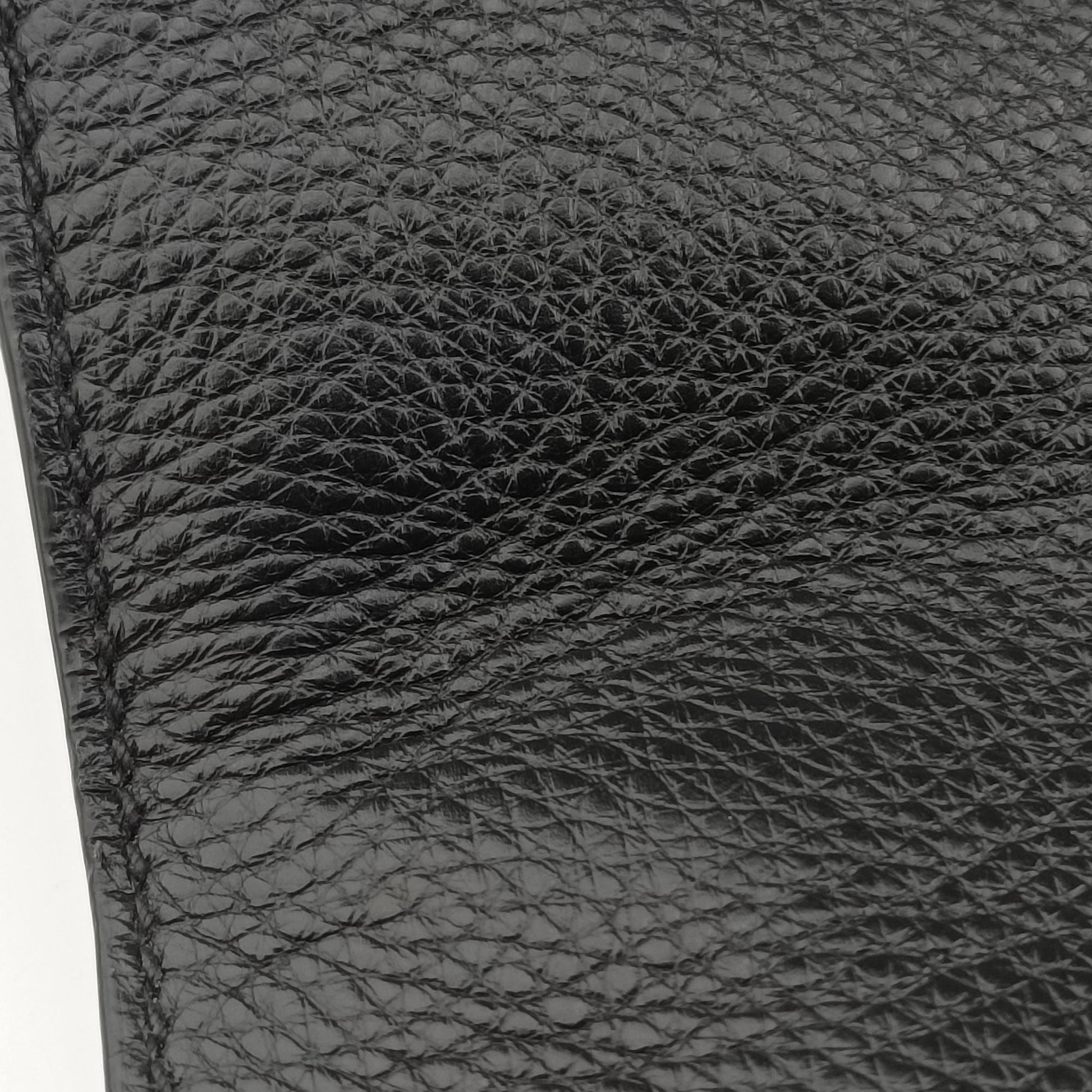Vitello Phenix Black Leather 204ヴィッテロ フェニックス ブラック レザー 204