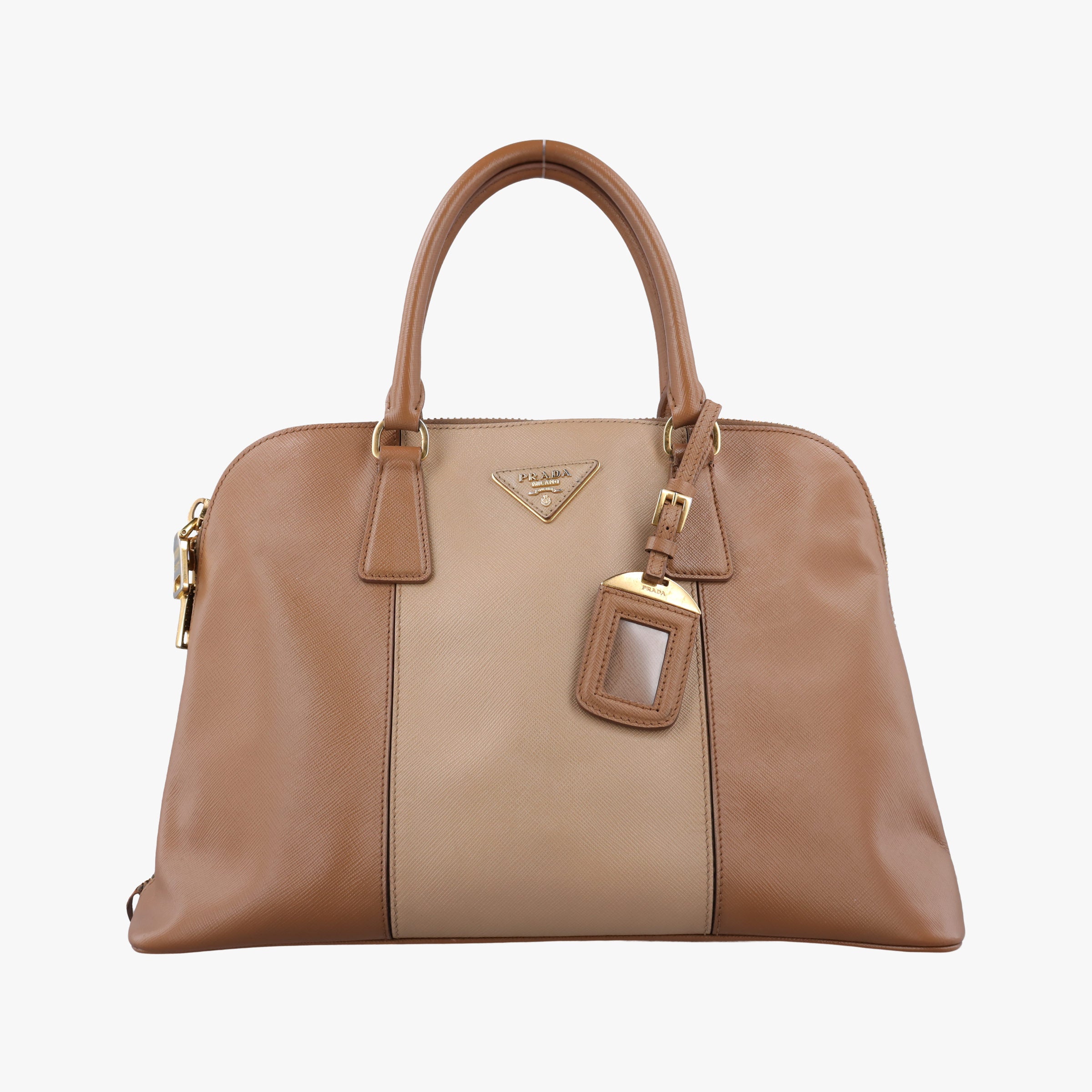 Promenade Brown×Beige SAFFIANO Leather BL0837 180 10プロムナード ブラウン×ベージュ サフィアーノレザー BL0837 180 10