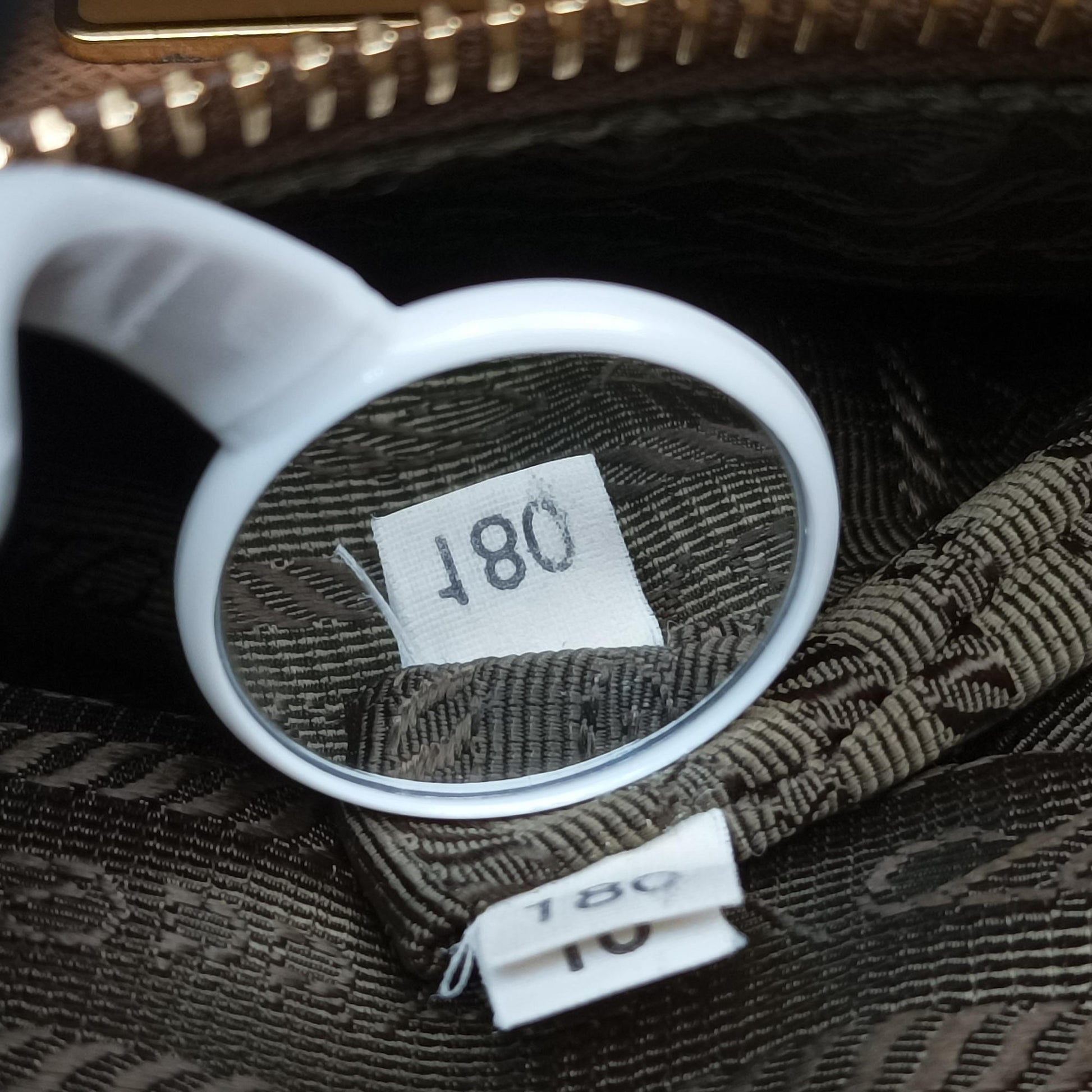 Promenade Brown×Beige SAFFIANO Leather BL0837 180 10プロムナード ブラウン×ベージュ サフィアーノレザー BL0837 180 10