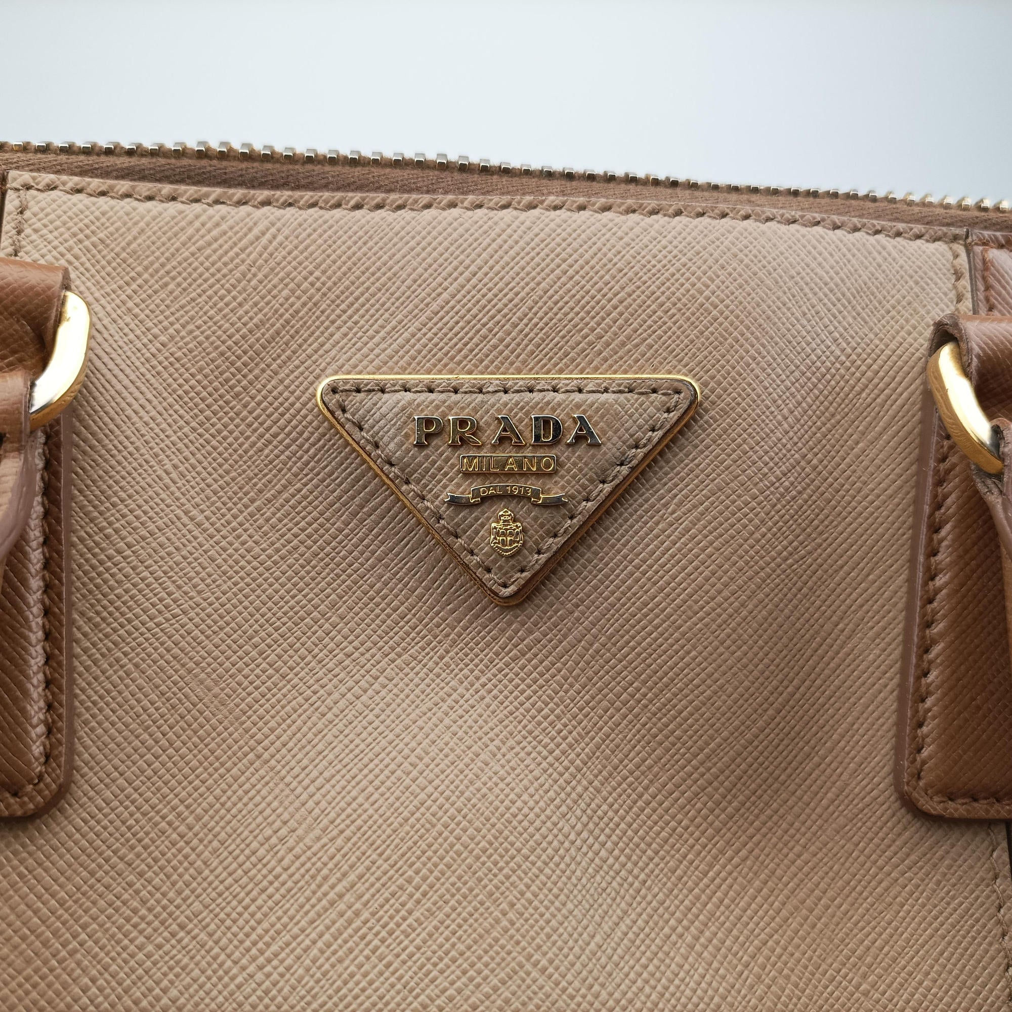 Promenade Brown×Beige SAFFIANO Leather BL0837 180 10プロムナード ブラウン×ベージュ サフィアーノレザー BL0837 180 10