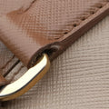 Promenade Brown×Beige SAFFIANO Leather BL0837 180 10プロムナード ブラウン×ベージュ サフィアーノレザー BL0837 180 10