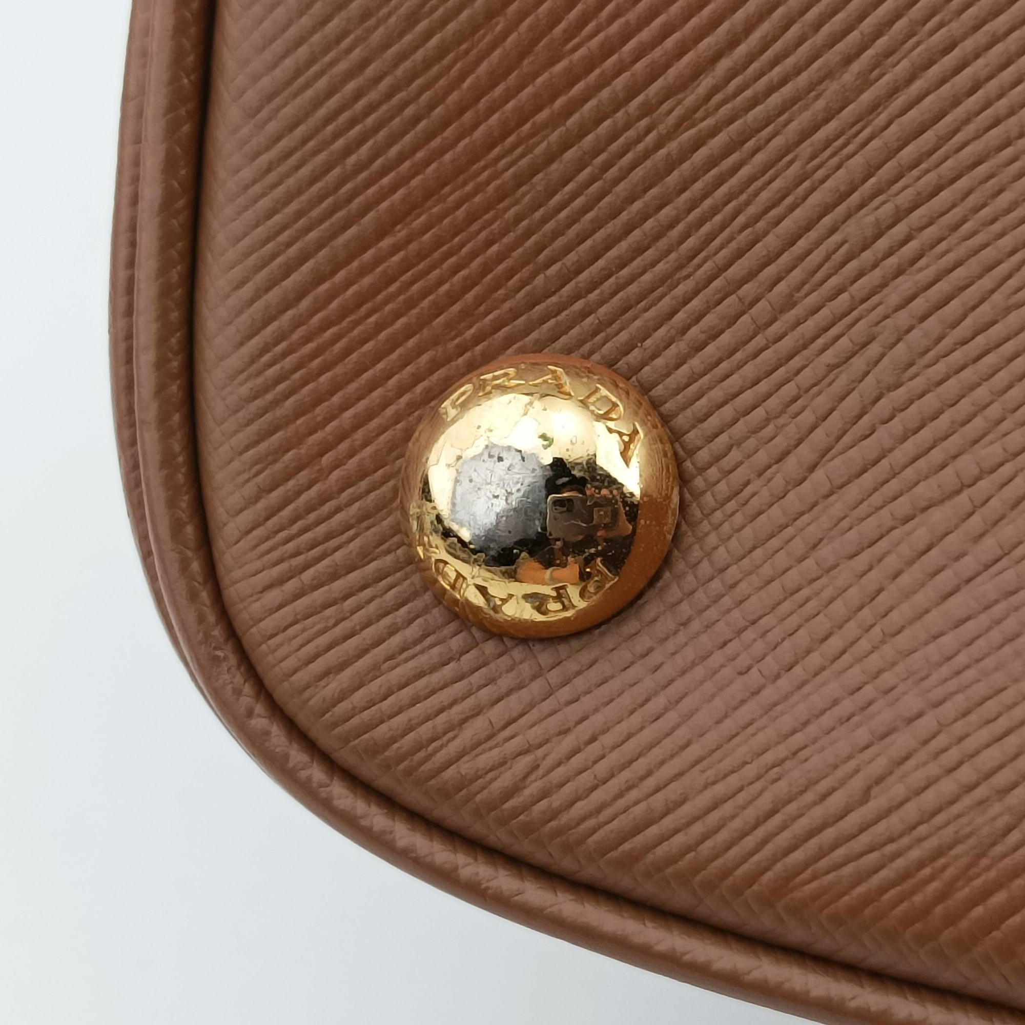Promenade Brown×Beige SAFFIANO Leather BL0837 180 10プロムナード ブラウン×ベージュ サフィアーノレザー BL0837 180 10