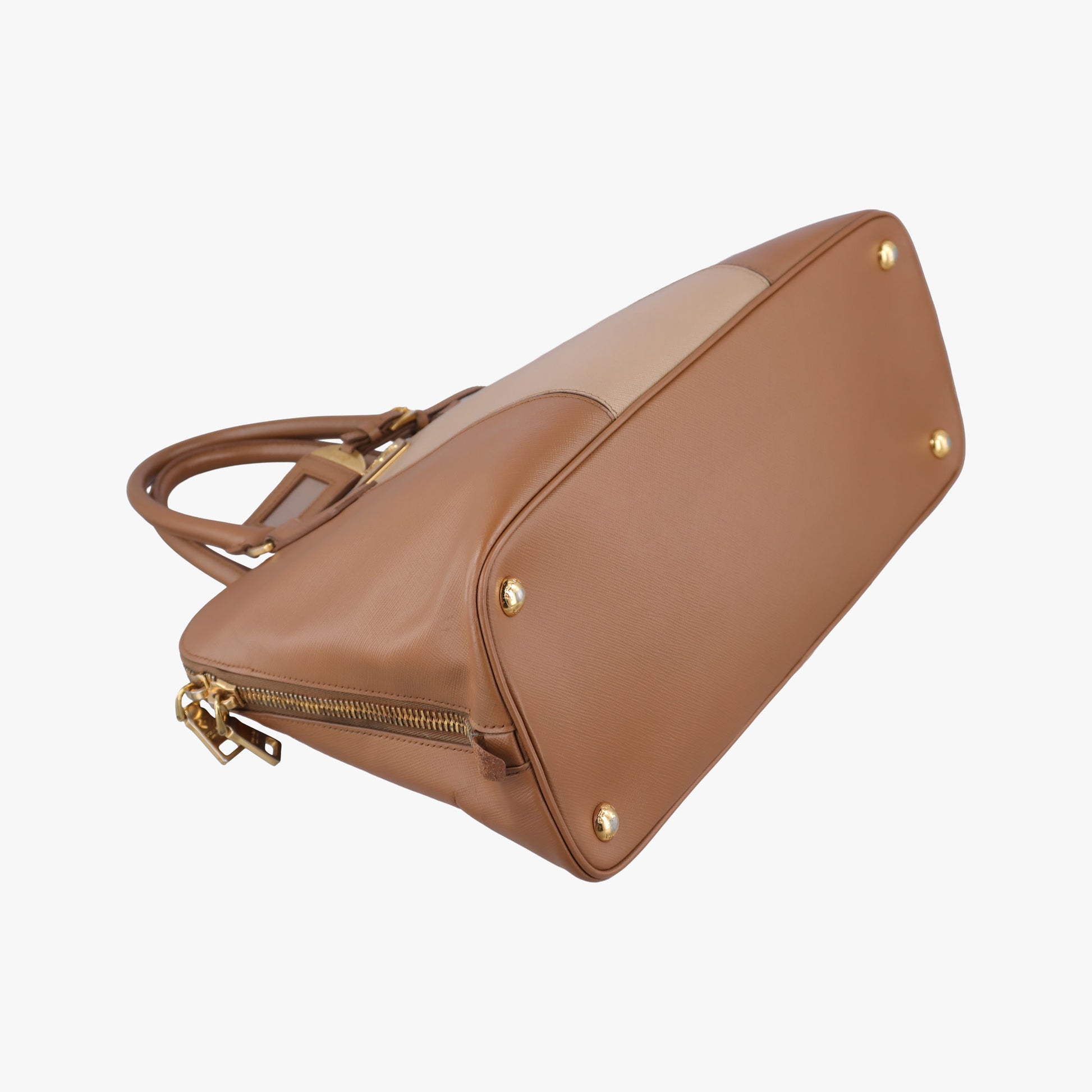 Promenade Brown×Beige SAFFIANO Leather BL0837 180 10プロムナード ブラウン×ベージュ サフィアーノレザー BL0837 180 10