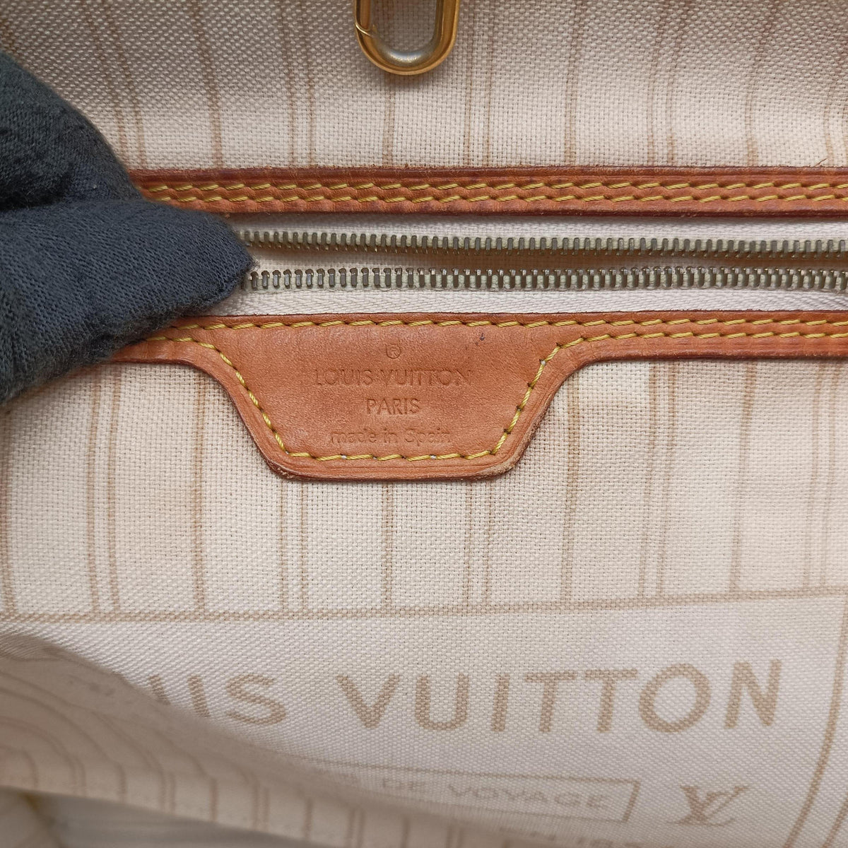 Neverfull MM Azur Damier Canvas N51107 GI2155ネヴァーフルMM アズール ダミエキャンバス N51107 GI2155