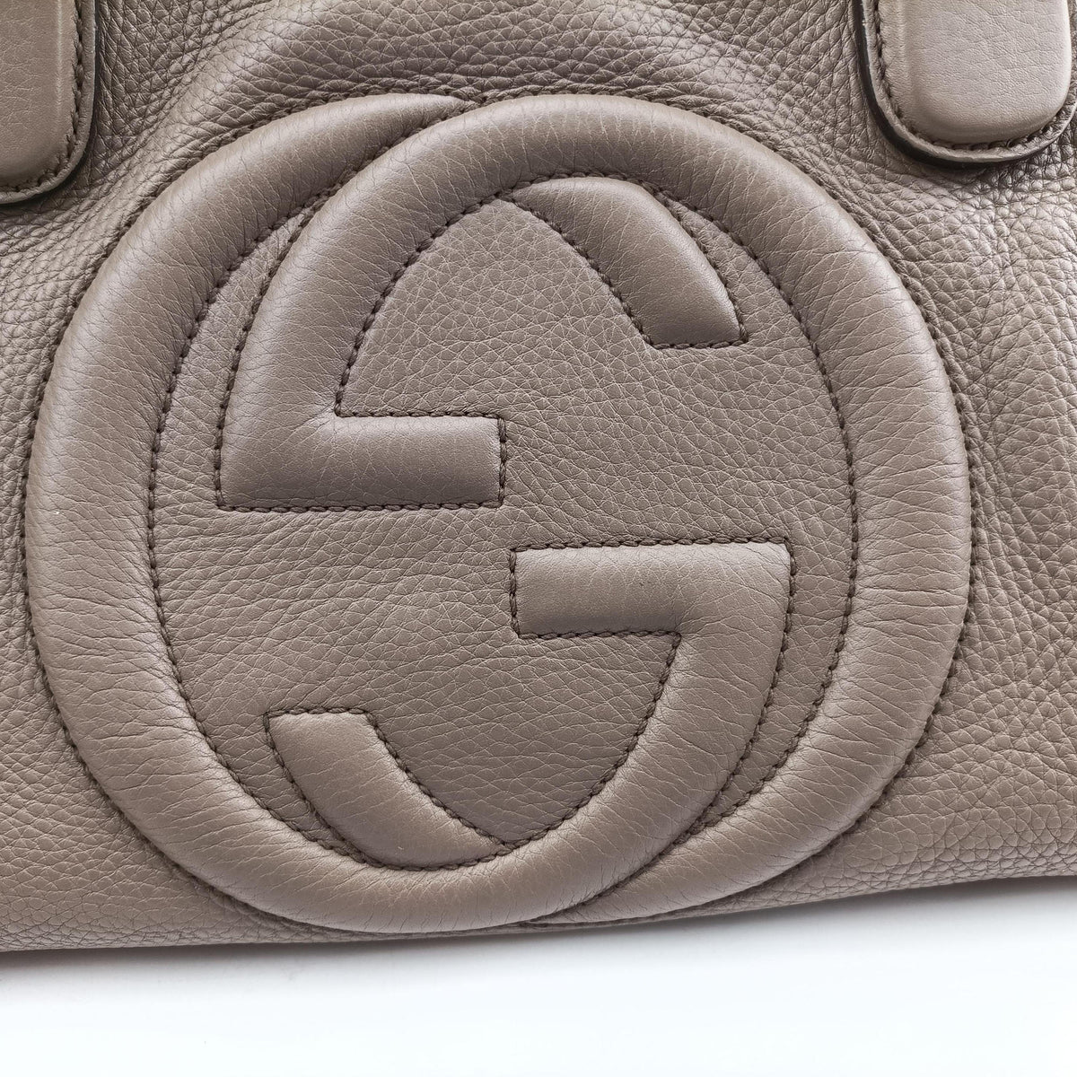 Soho Gray beige Leather 282307 G012094070ソーホー グレーベージュ レザー 282307 G012094070