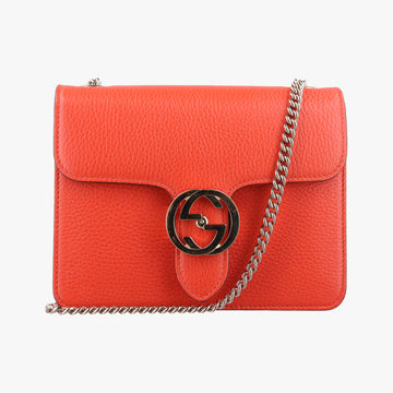 Interlocking G Orange Leather 510304 H025941460インターロッキングG オレンジ レザー 510304 H025941460