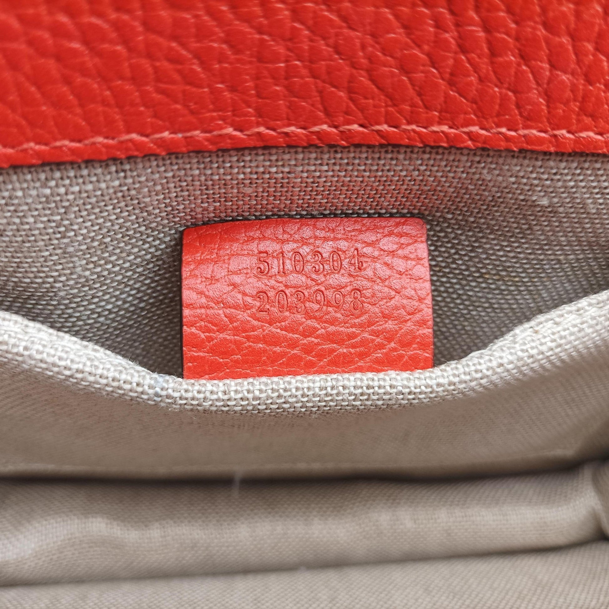 Interlocking G Orange Leather 510304 H025941460インターロッキングG オレンジ レザー 510304 H025941460
