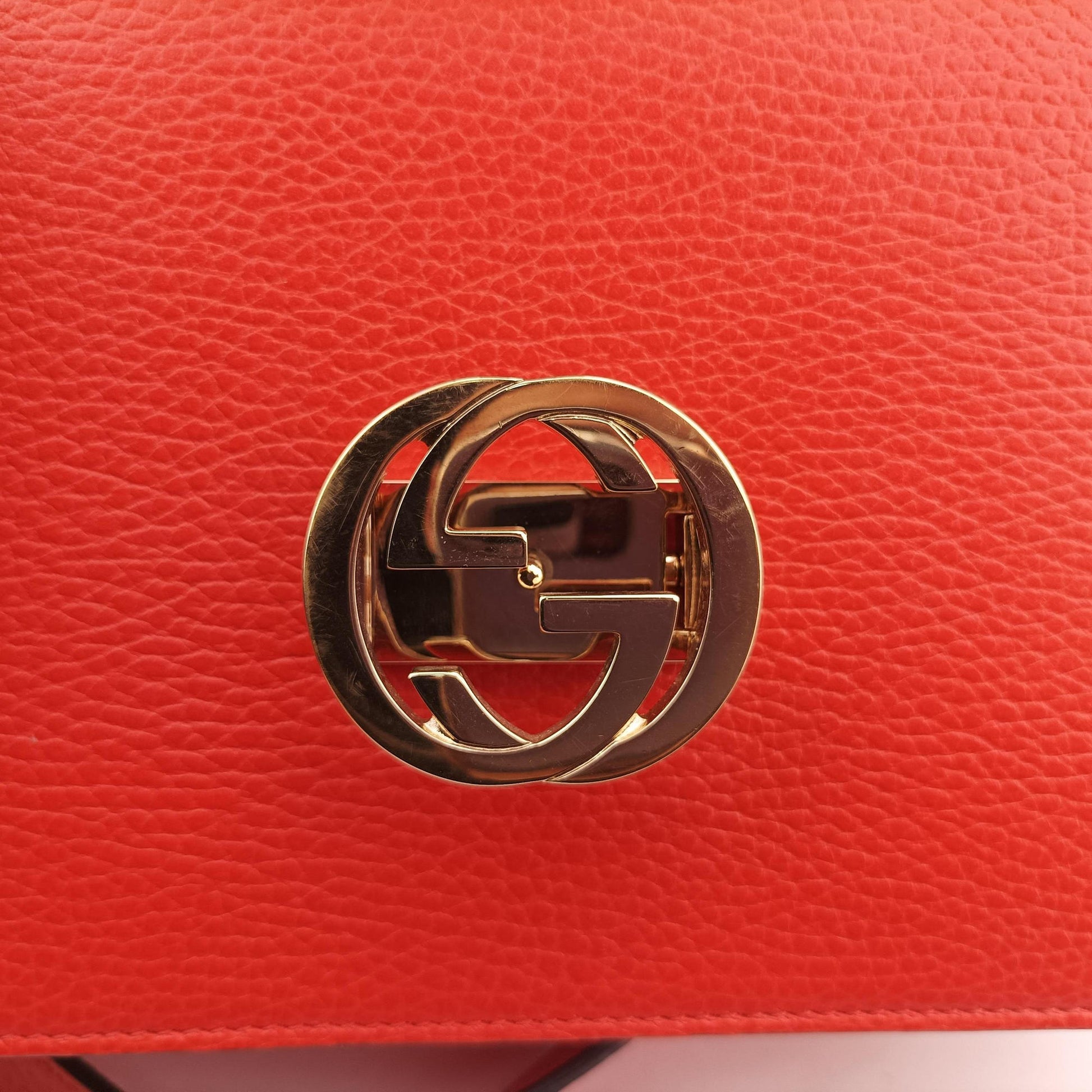 Interlocking G Orange Leather 510304 H025941460インターロッキングG オレンジ レザー 510304 H025941460
