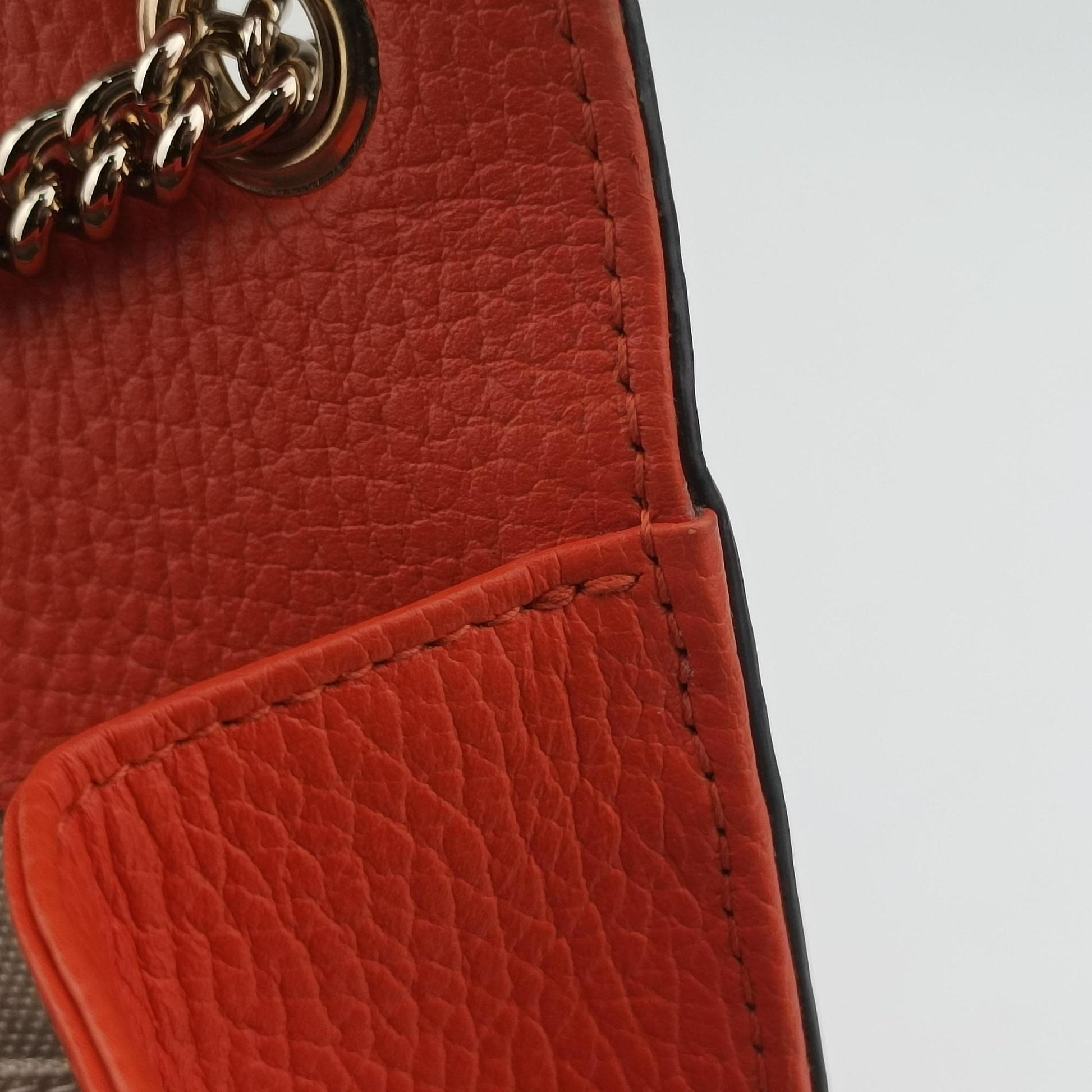 Interlocking G Orange Leather 510304 H025941460インターロッキングG オレンジ レザー 510304 H025941460
