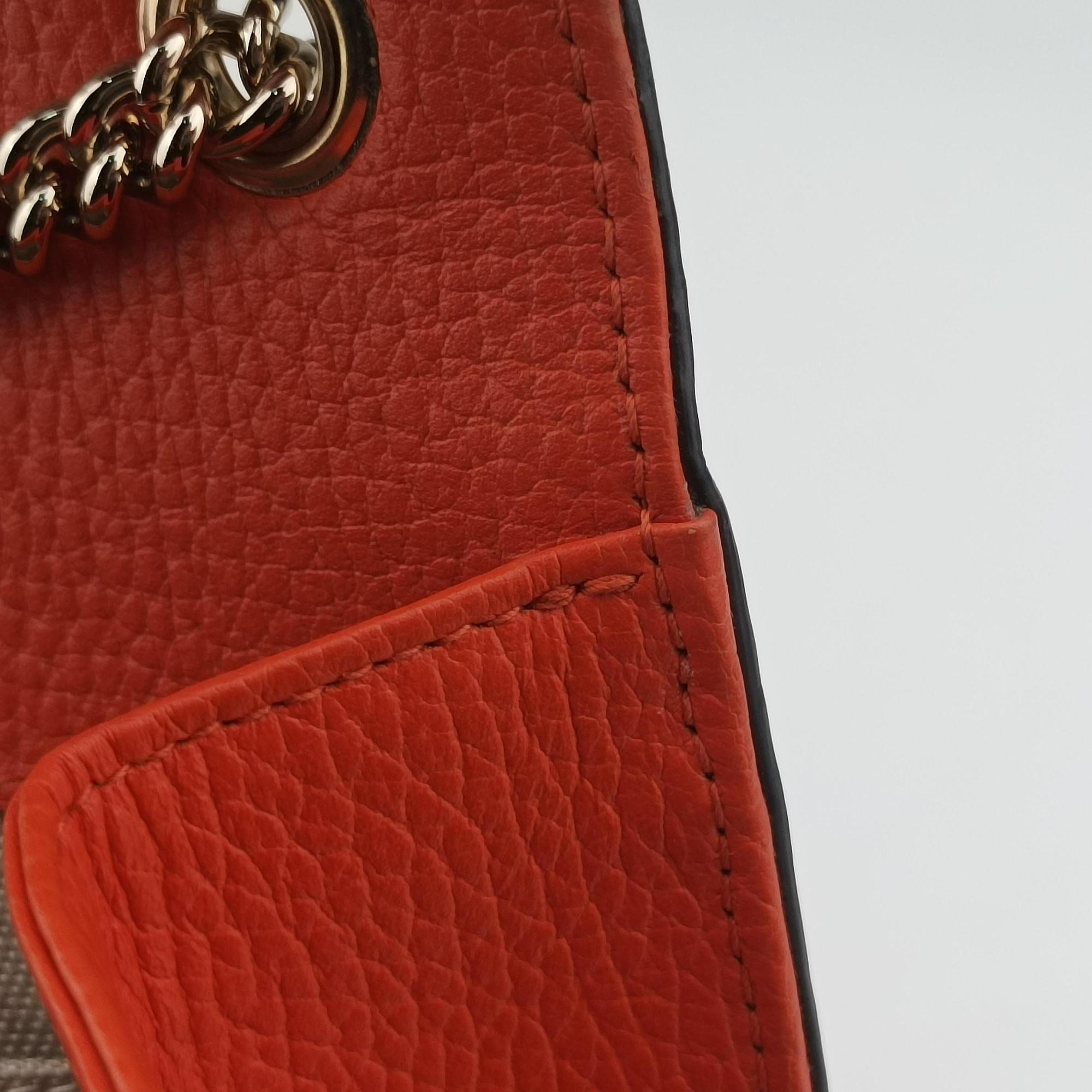 Interlocking G Orange Leather 510304 H025941460インターロッキングG オレンジ レザー 510304 H025941460
