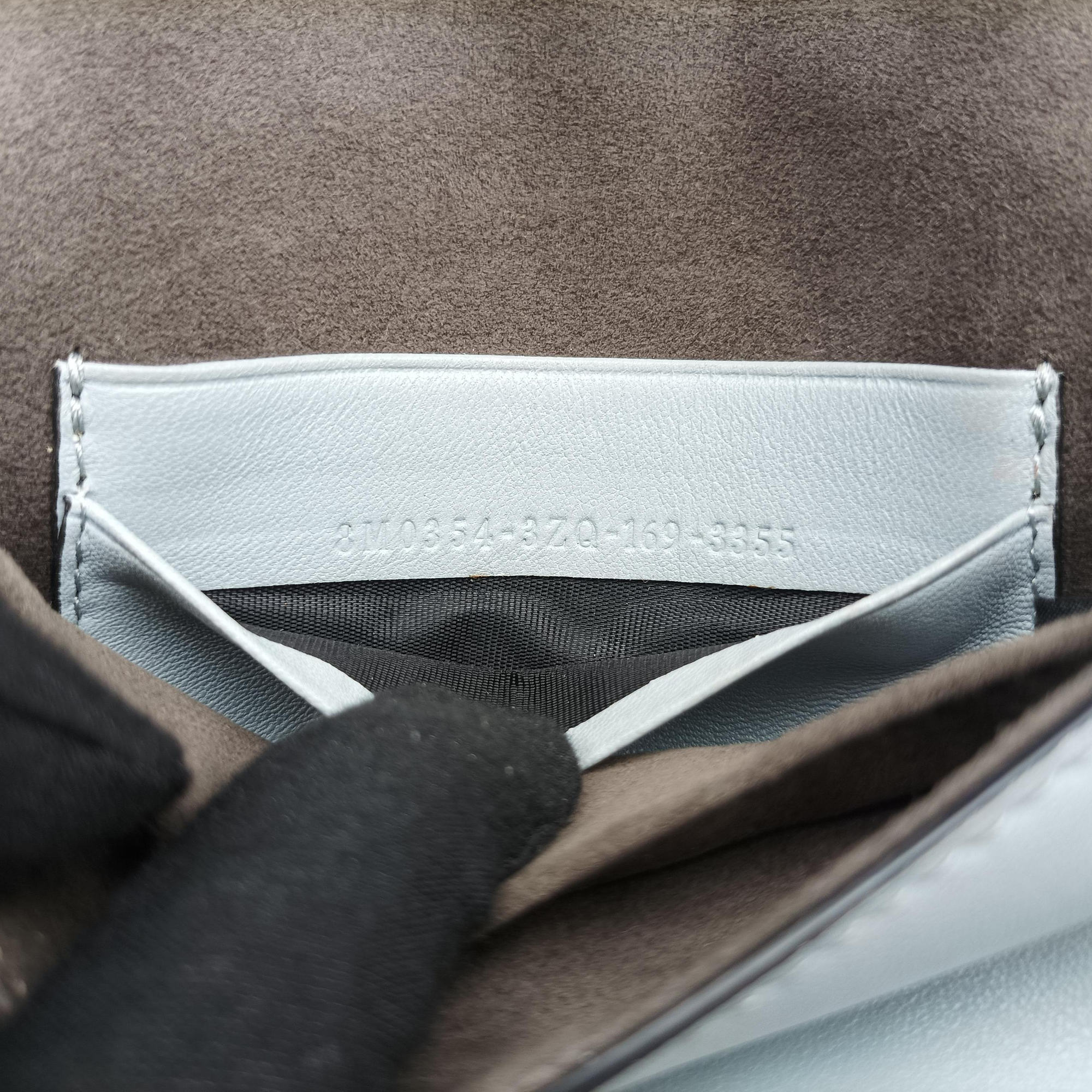 monster micro Baguette GreyBlue Leather 8M0354 8M0354-3ZQ-169-3355モンスターマイクロバケット グレーブルー レザー 8M0354 8M0354-3ZQ-169-3355
