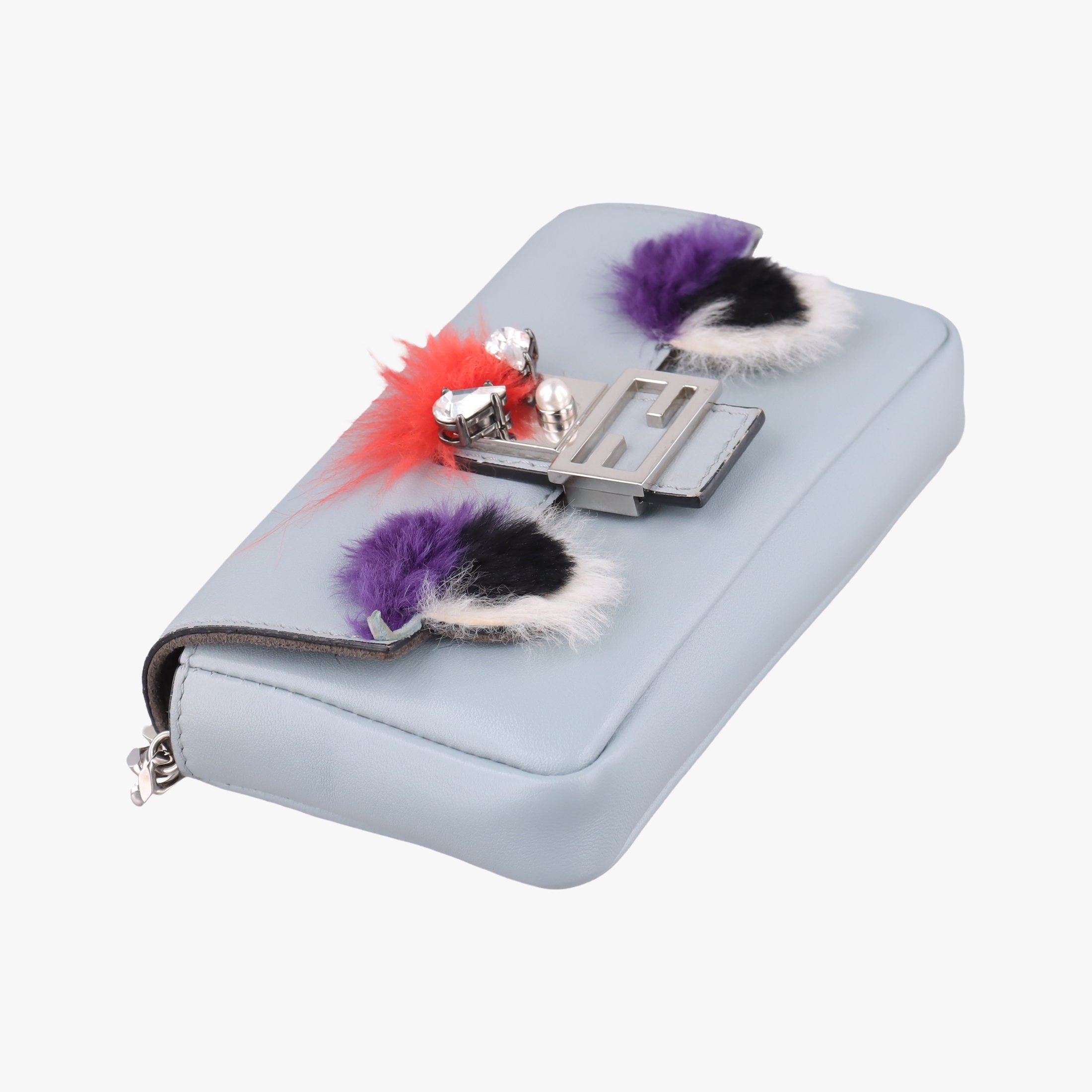 monster micro Baguette GreyBlue Leather 8M0354 8M0354-3ZQ-169-3355モンスターマイクロバケット グレーブルー レザー 8M0354 8M0354-3ZQ-169-3355