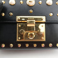 Padlock Black Leather 432182 F021578680パドロック ブラック レザー 432182 F021578680