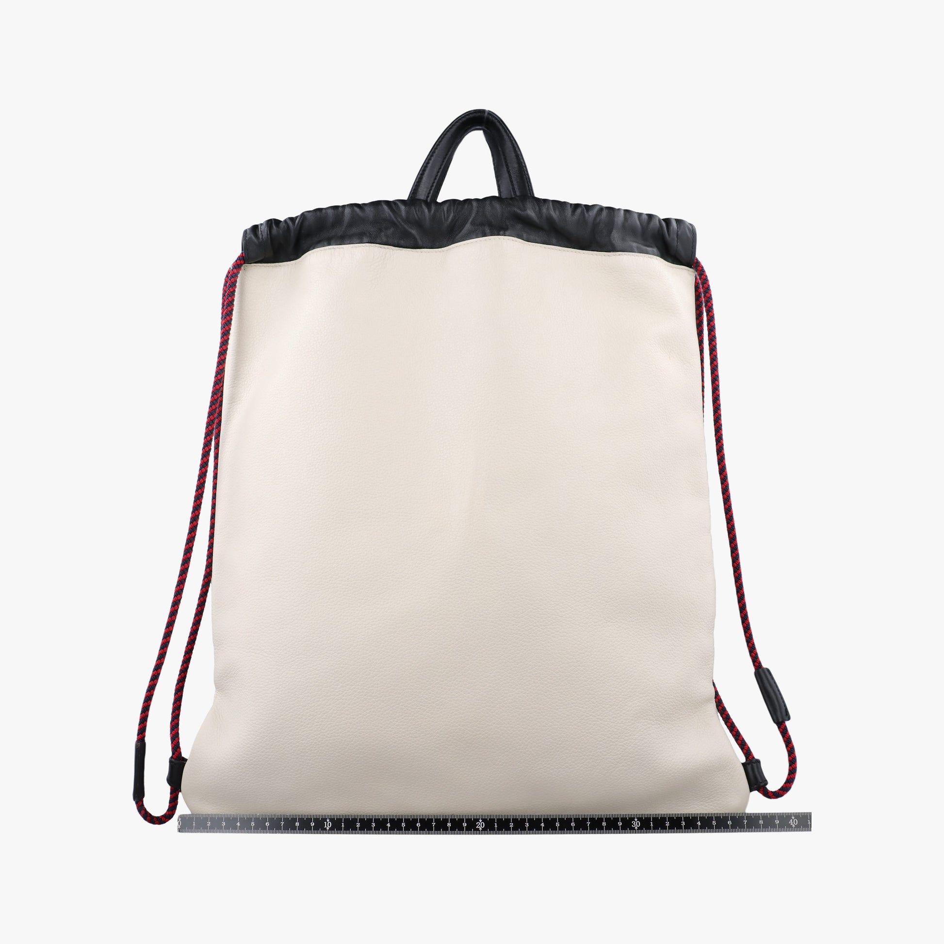 Print Drawstring White Leather 516639 G023688950グッチプリント ドロー ストリング ホワイト レザー 516639 G023688950