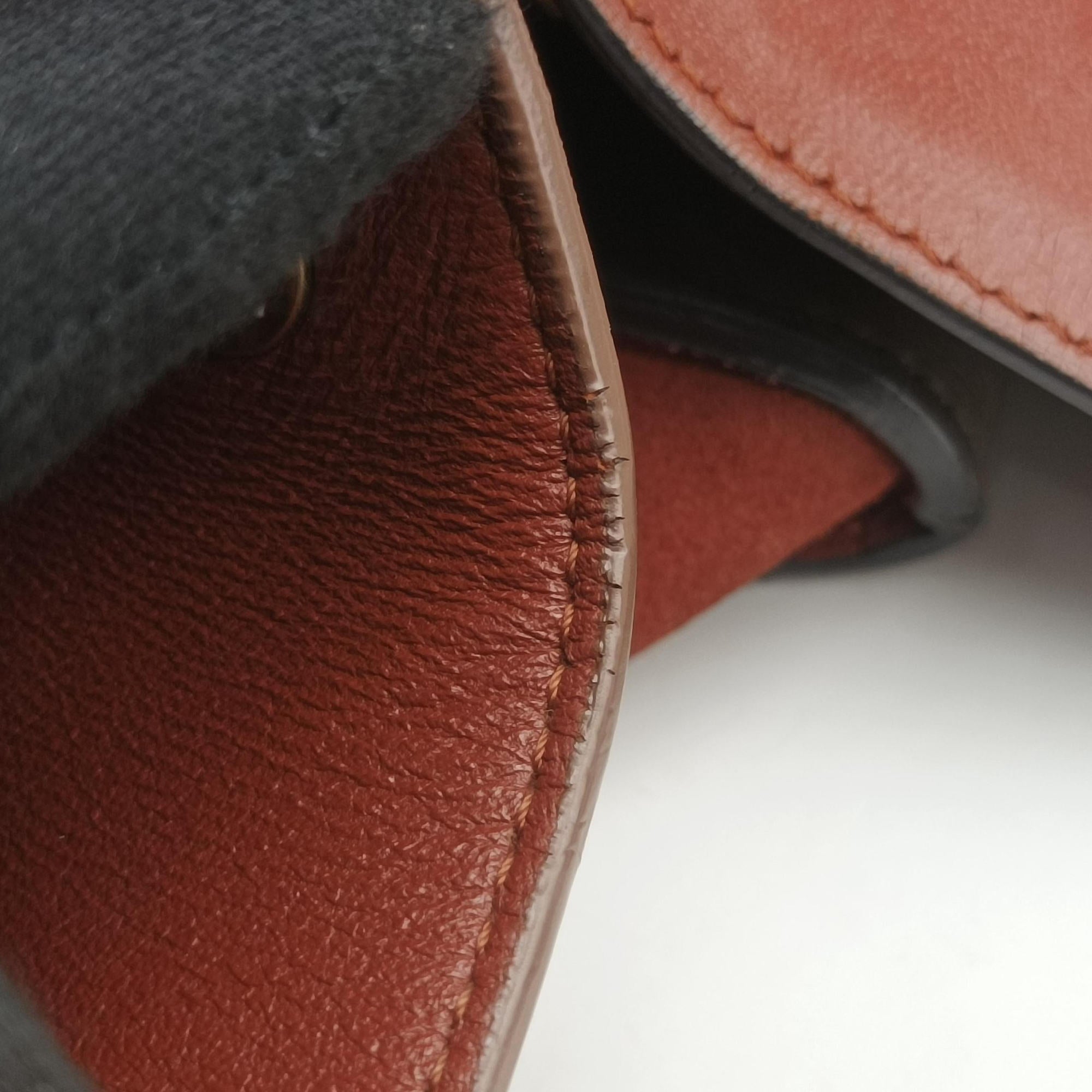 Trapeze Orange×Brown Suede × leather S-AT-0122 S-CU-0122トラペーズ ミディアム オレンジ×ブラウン レザー×スエード S-AT-0122 S-CU-0122