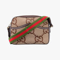 Jumbo GG Messenger Brown canvas×leather 675891 G038290643ジャンボGG メッセンジャー ブラウン キャンバス×レザー 675891 G038290643