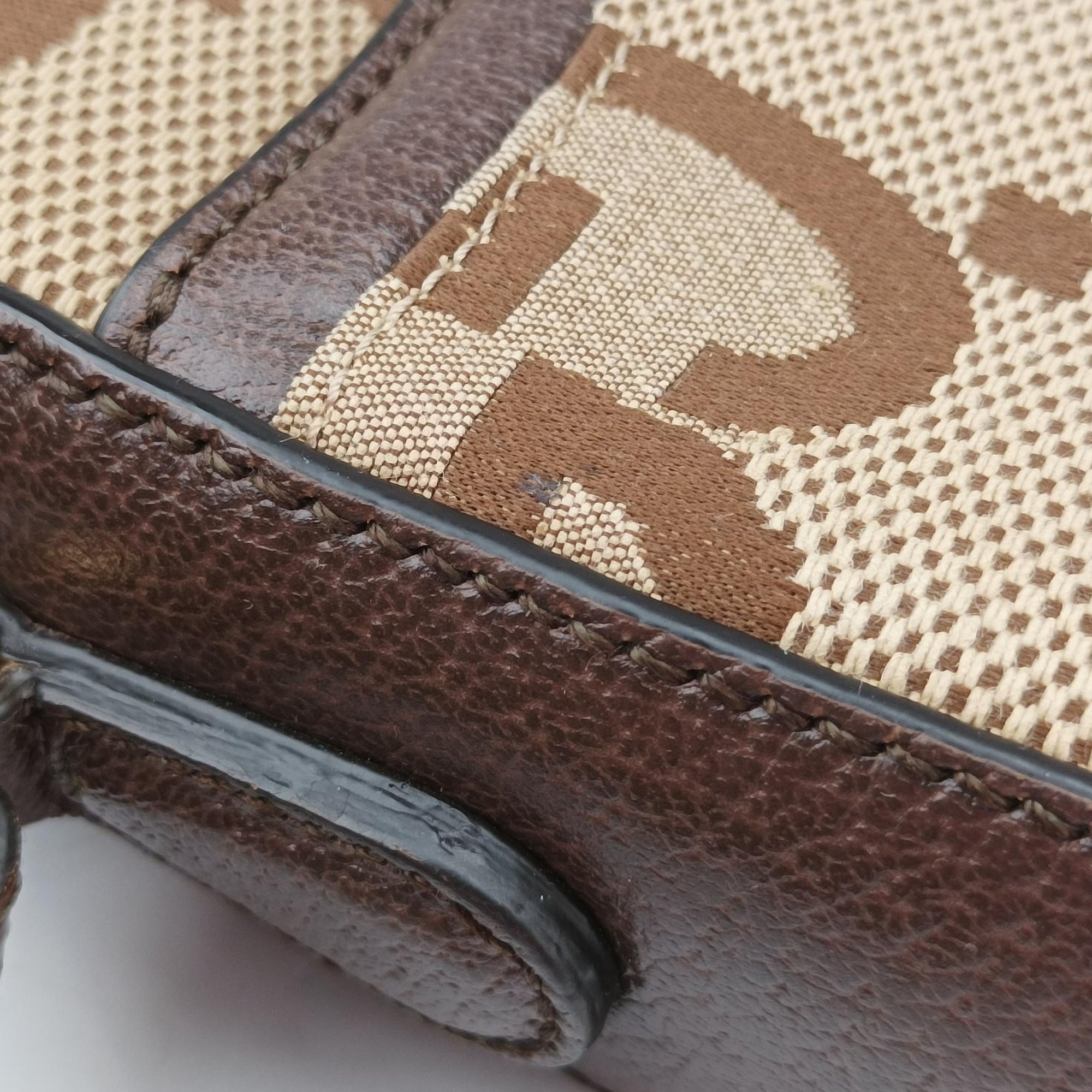 Jumbo GG Messenger Brown canvas×leather 675891 G038290643ジャンボGG メッセンジャー ブラウン キャンバス×レザー 675891 G038290643