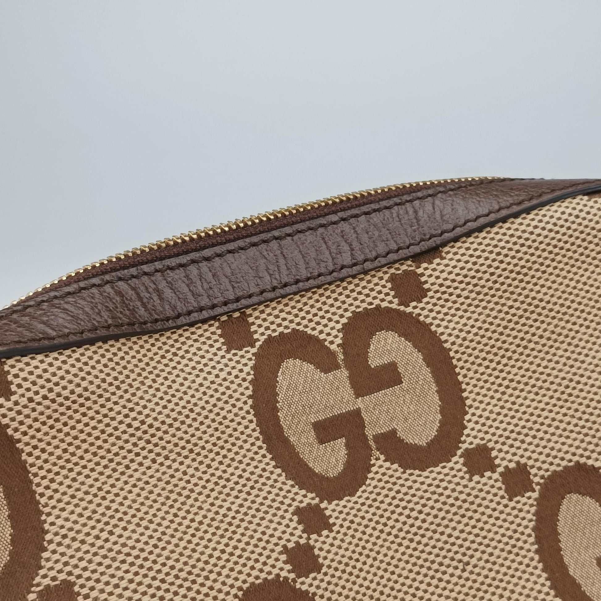 Jumbo GG Messenger Brown canvas×leather 675891 G038290643ジャンボGG メッセンジャー ブラウン キャンバス×レザー 675891 G038290643