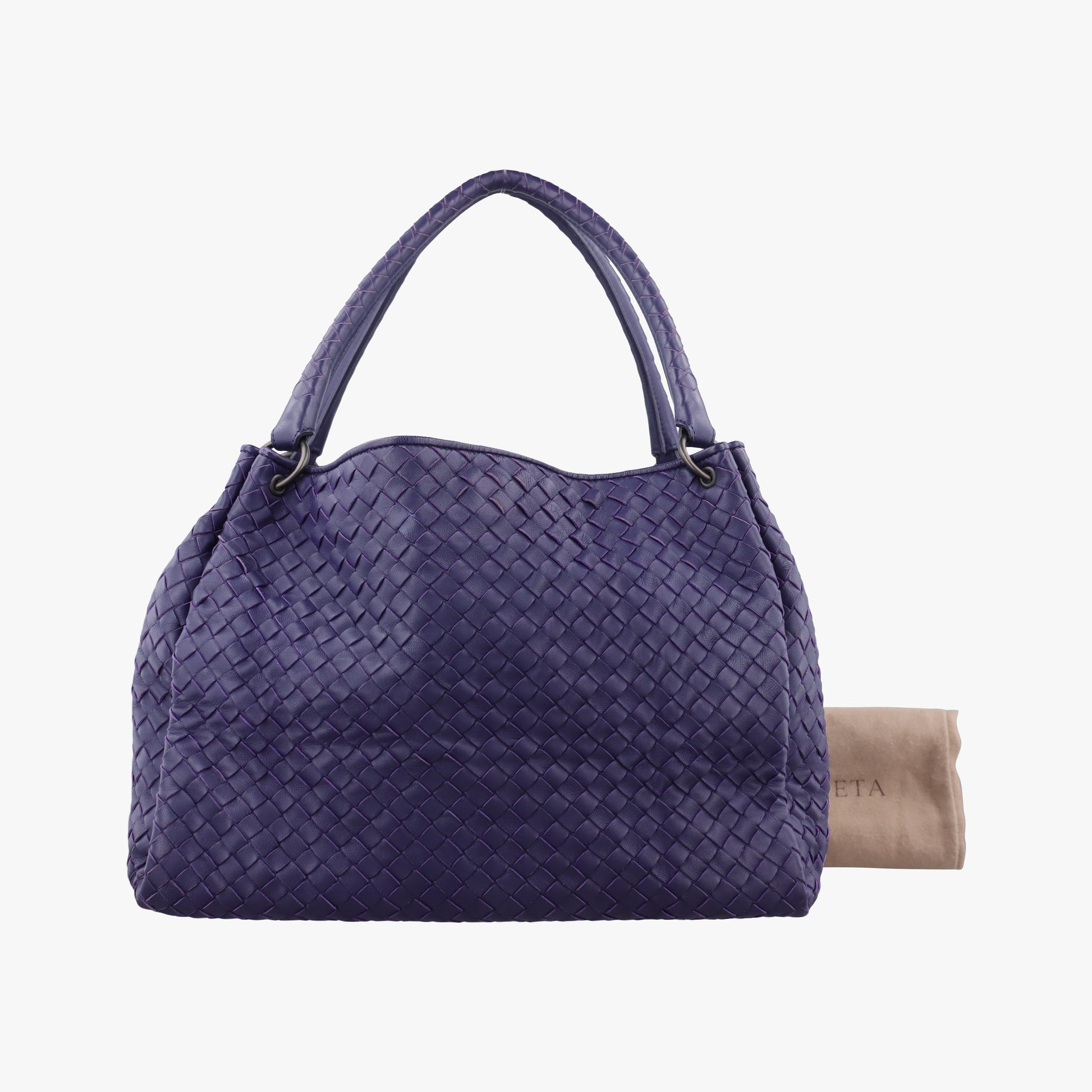 Parachute Intrecciato Purple lambskin B04215596Bパラシュート イントレチャート パープル ラムスキン B04215596B