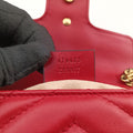 GG Marmont Red Leather 476433 GGマーモント レッド レザー 476433 