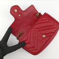 GG Marmont Red Leather 476433 GGマーモント レッド レザー 476433 