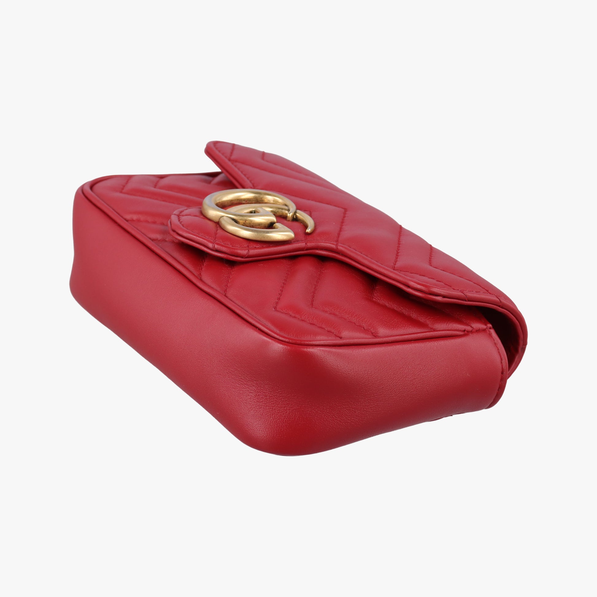 GG Marmont Red Leather 476433 GGマーモント レッド レザー 476433 