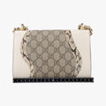 Pre-owned Gucci Padlock Beige×White×Multi Leather × Coated Canvas × Snakeskin 432182 shoulderbag | stylenewstar