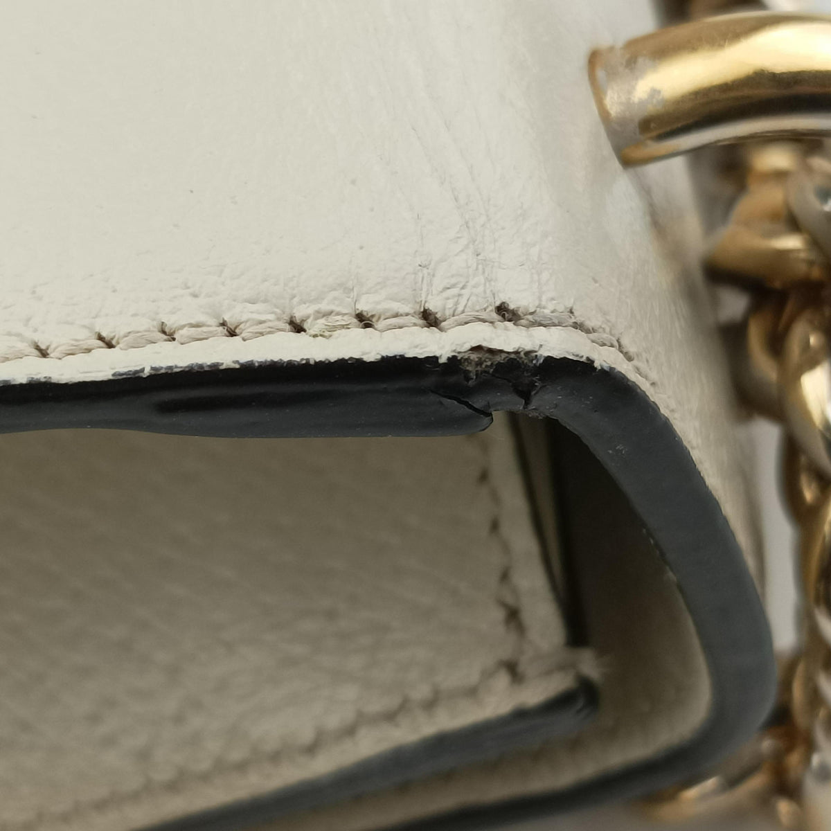 Pre-owned Gucci Padlock Beige×White×Multi Leather × Coated Canvas × Snakeskin 432182 shoulderbag | stylenewstar