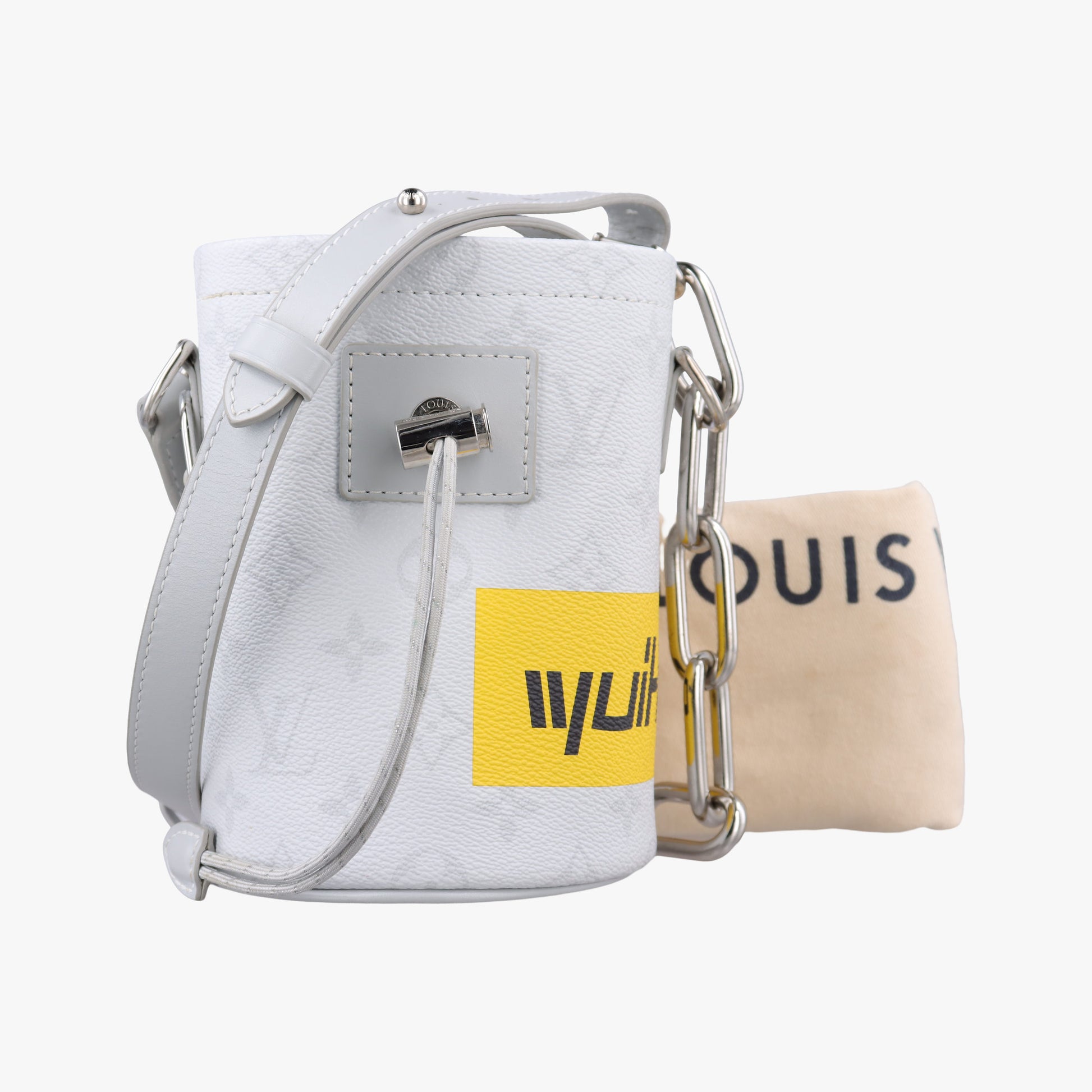 Logo Chalk Nano Bag BLANC Monogram Canvas M44631 NZ2119ロゴ チョーク ナノバッグ ブラン モノグラムキャンバス M44631 NZ2119