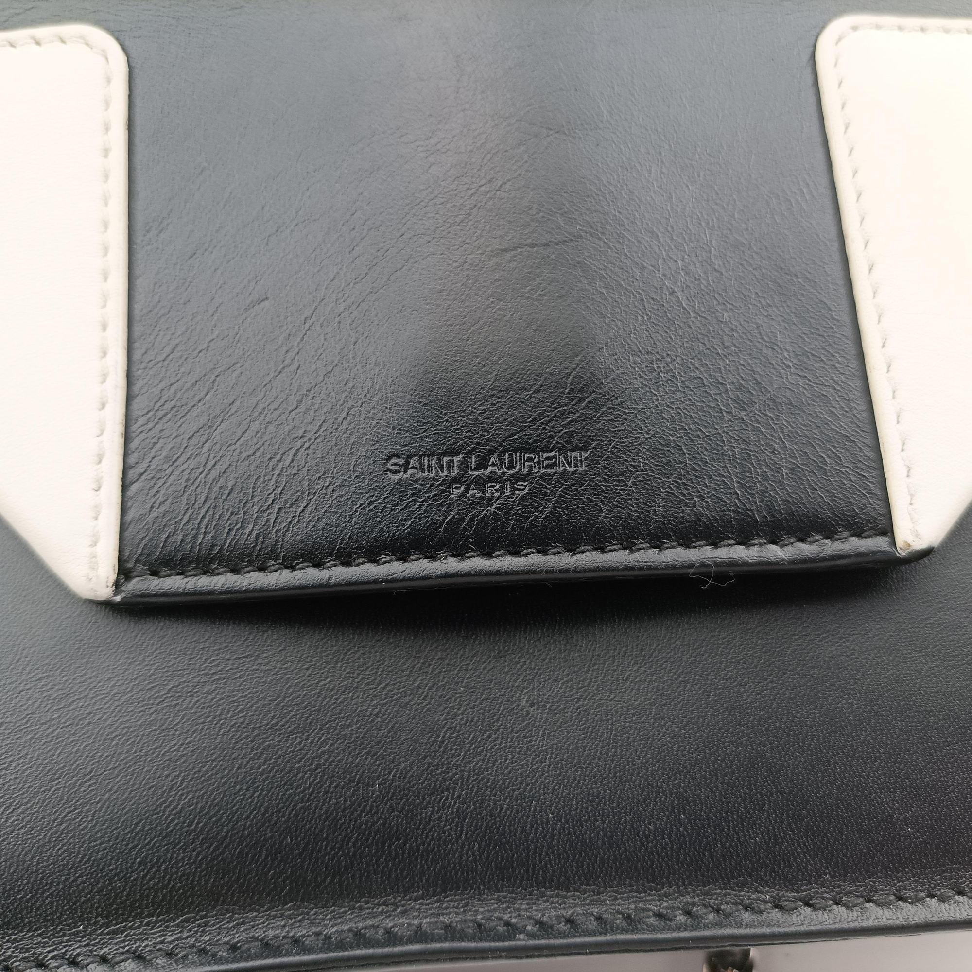 Small Betty Flap Black × White Leather 314516 314516.529258ベティ スモール ブラック × ホワイト レザー 314516 314516.529258
