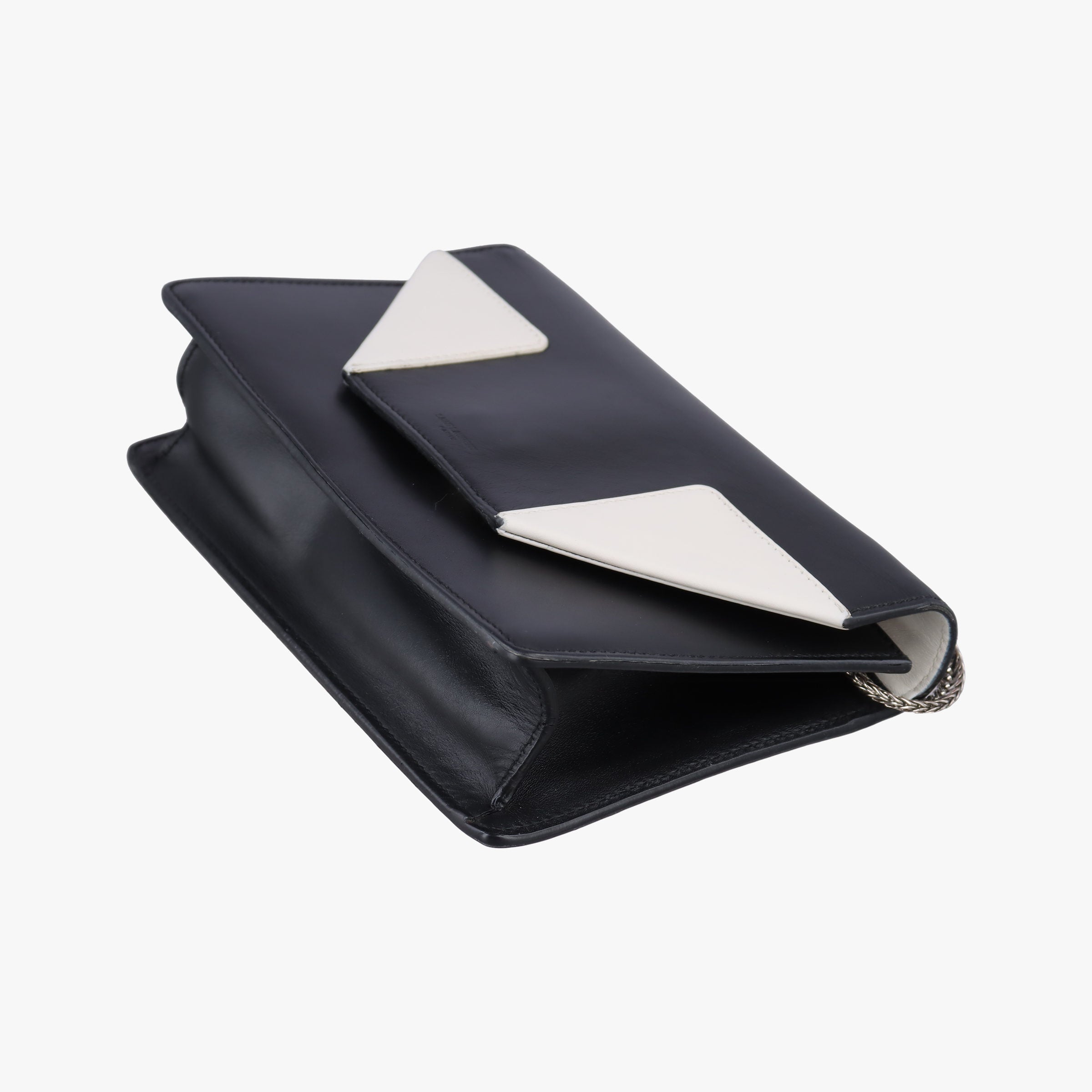 Small Betty Flap Black × White Leather 314516 314516.529258ベティ スモール ブラック × ホワイト レザー 314516 314516.529258