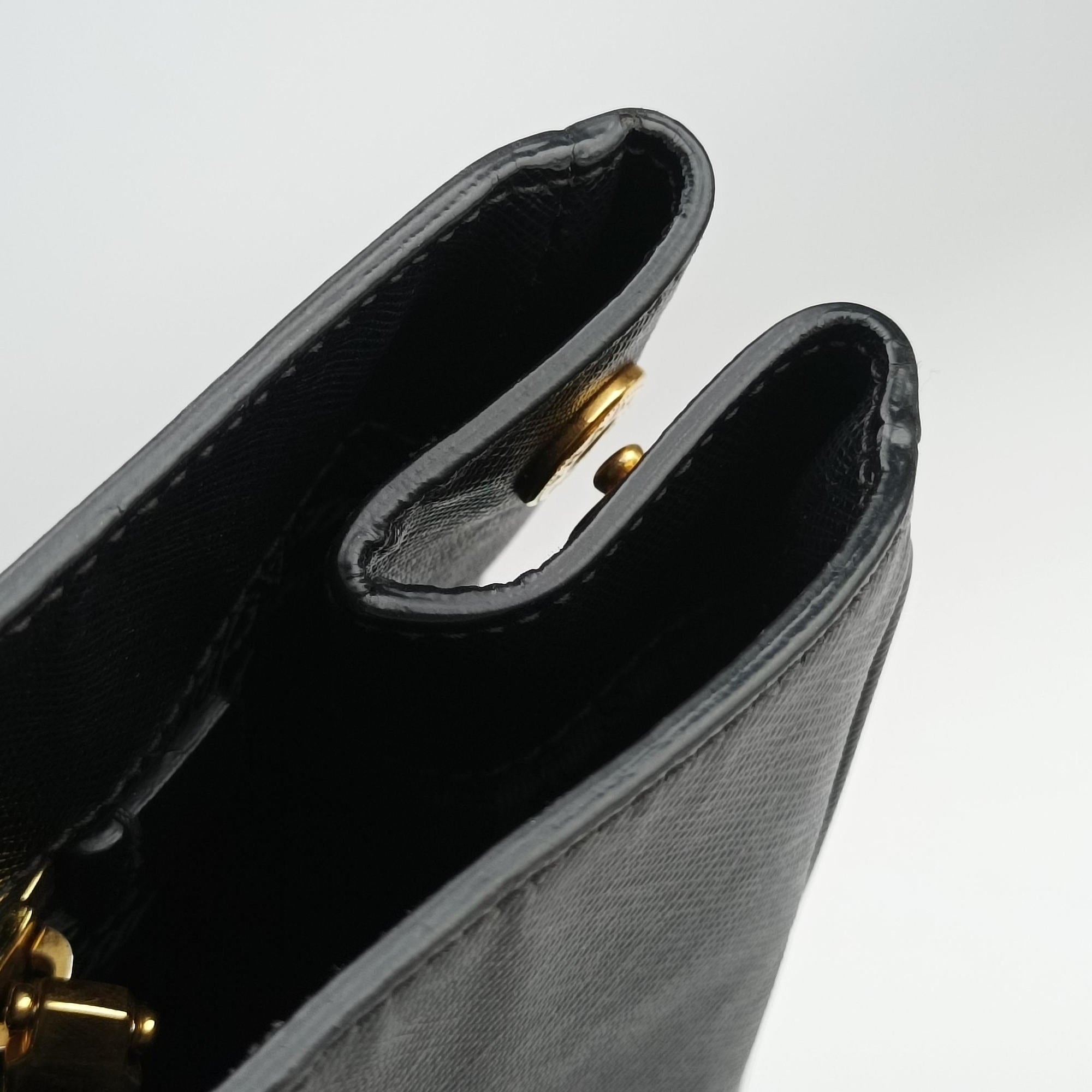 Galleria Black SAFFIANO Leather BN2274 7 V 173ガレリア ブラック サフィアーノレザー BN2274 7 V 173