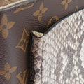 MARIGNAN brown×Gray×Black Monogram Canvas×calf leather×Snake skin N95750 FL1179マリニャン モノグラム/ブラウン×グレー×ブラック モノグラムキャンバス×カーフ×ヘビ レザー N95750 FL1179
