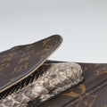 MARIGNAN brown×Gray×Black Monogram Canvas×calf leather×Snake skin N95750 FL1179マリニャン モノグラム/ブラウン×グレー×ブラック モノグラムキャンバス×カーフ×ヘビ レザー N95750 FL1179