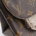 MARIGNAN brown×Gray×Black Monogram Canvas×calf leather×Snake skin N95750 FL1179マリニャン モノグラム/ブラウン×グレー×ブラック モノグラムキャンバス×カーフ×ヘビ レザー N95750 FL1179